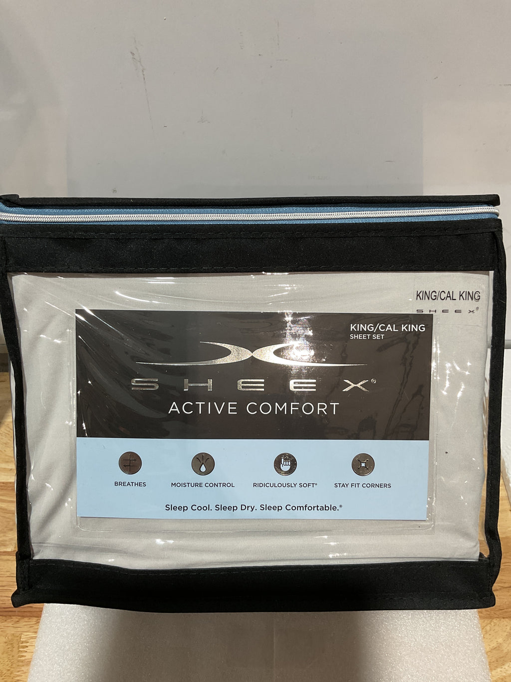 SHEEX Juego de Sábanas Cooling King/California King – Confort Activo y Frescura Toda la Noche