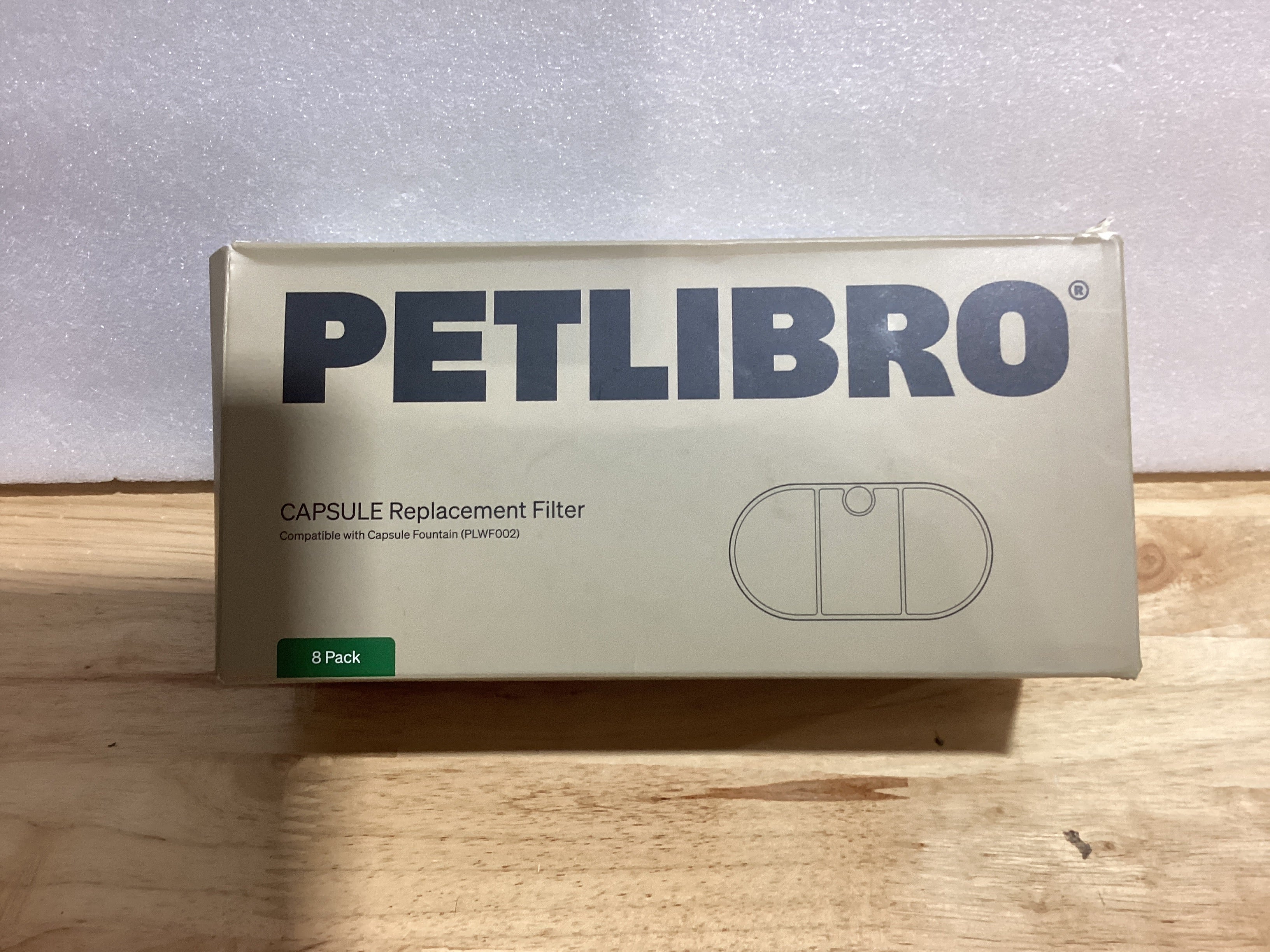 PETLIBRO 8 Filtros de Repuesto para Fuente de Agua Capsule PLWF002 – Suministro para 4 Meses, Para Fuente Ultra Silenciosa para Gatos