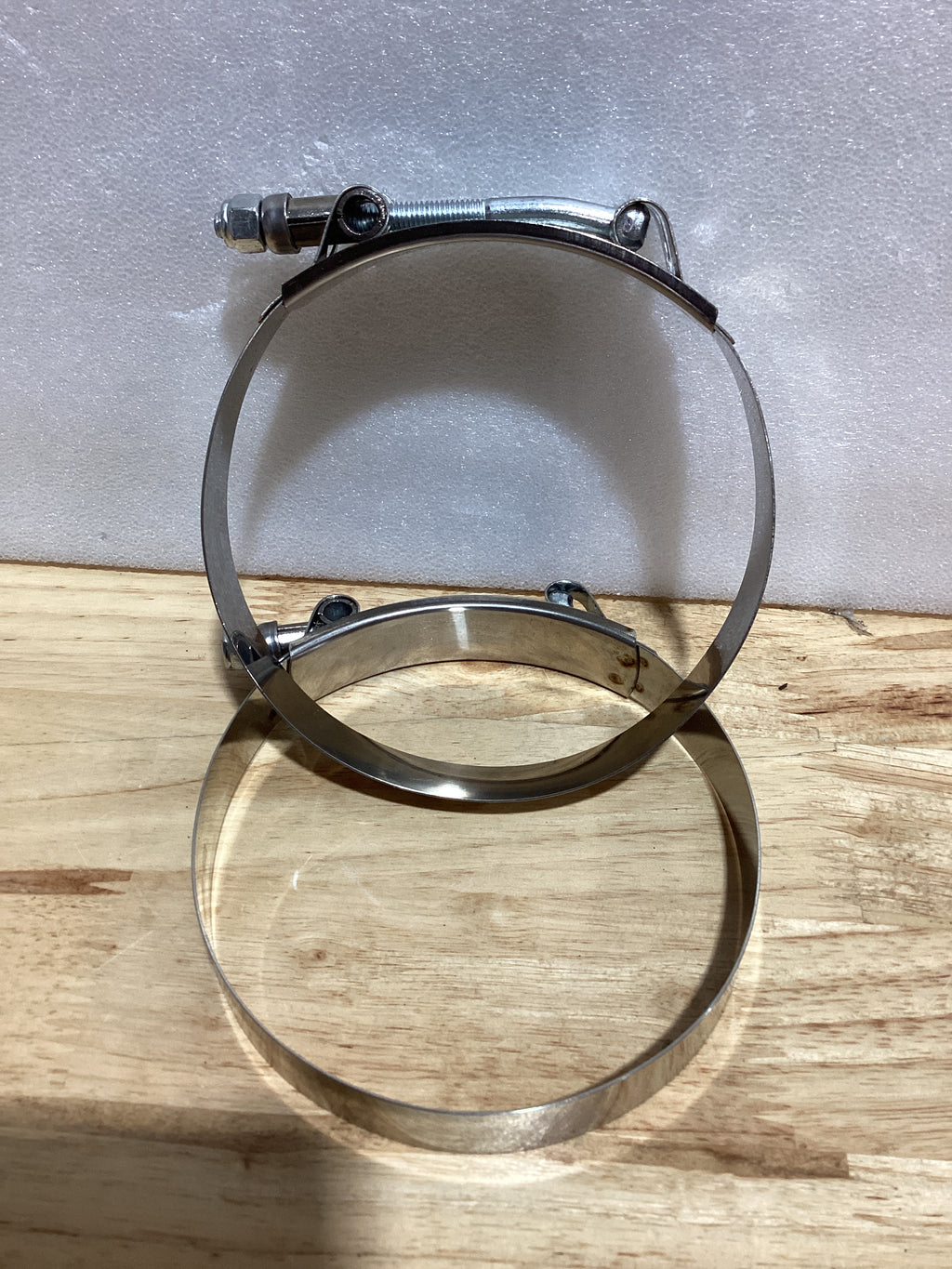 Paquete de 2 abrazaderas de manguera con pernos en T, abrazaderas de tubo Turbo Intercooler de acero inoxidable resistentes para radiador de admisión de camiones diésel