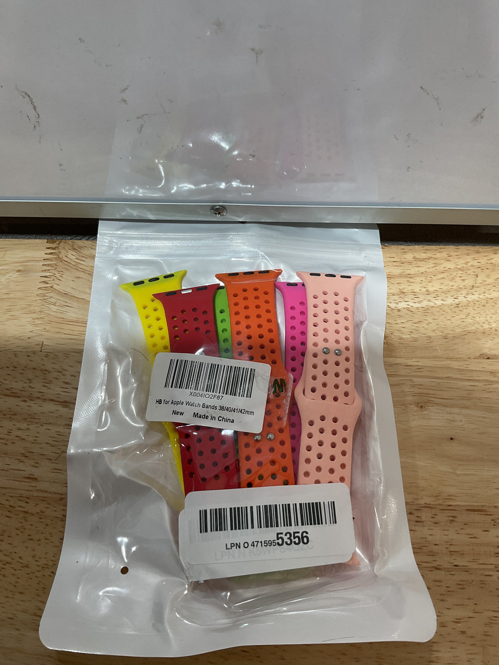 Pack 6 Correas de Silicona para Apple Watch 38/40/41/42/44/45/46/49mm — Hombre y Mujer, Series 1-11 Ultra SE