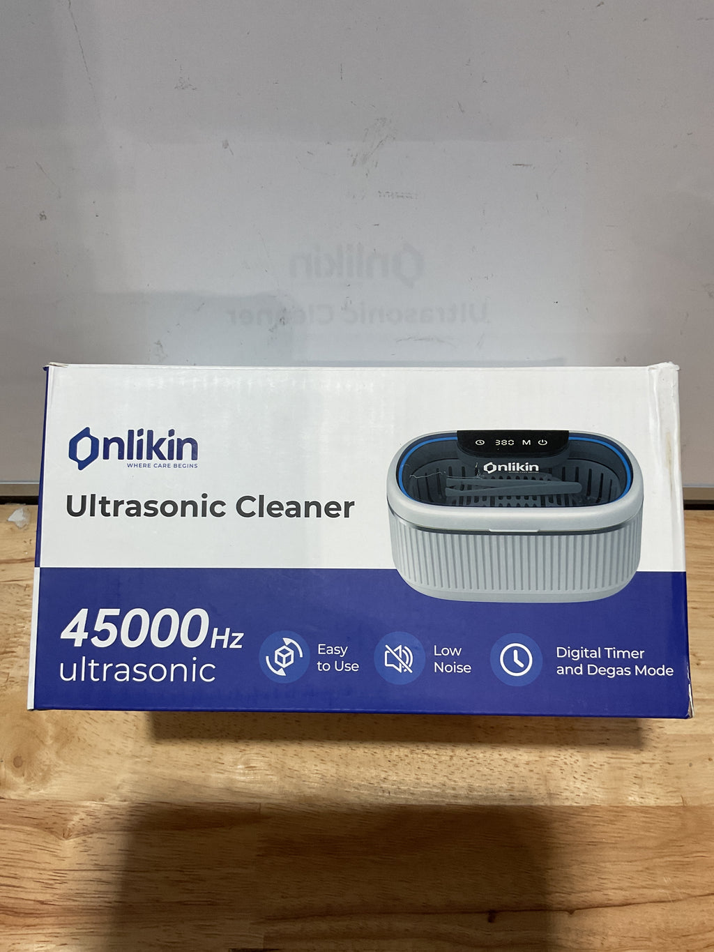 Limpiador Ultrasónico Onlikin 35W para Joyería y Accesorios — 45KHz, 20oz, Acero Inoxidable