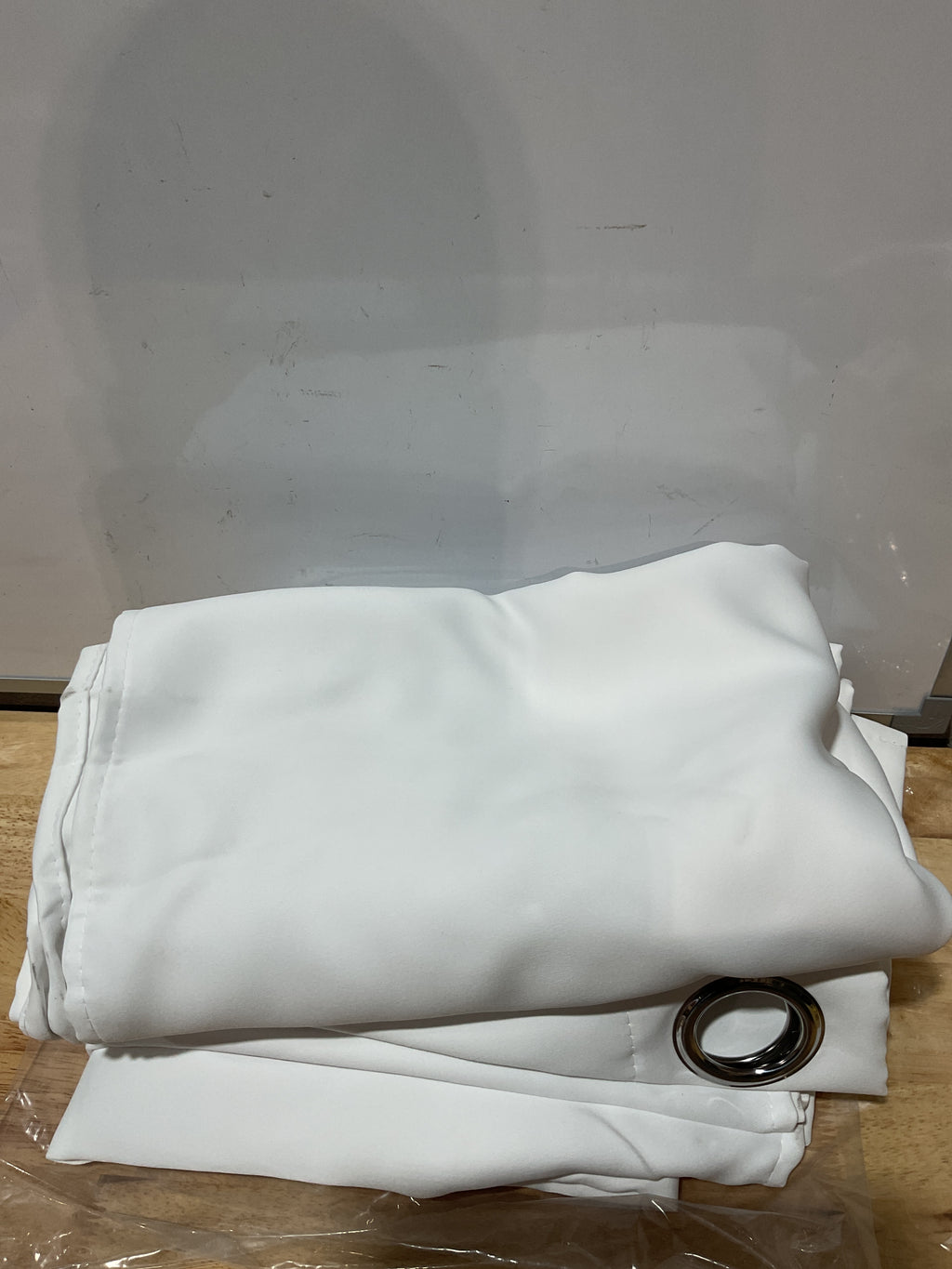 Cortinas Blackout NICETOWN Blancas — 2 Paneles 132x229 cm con Ojales