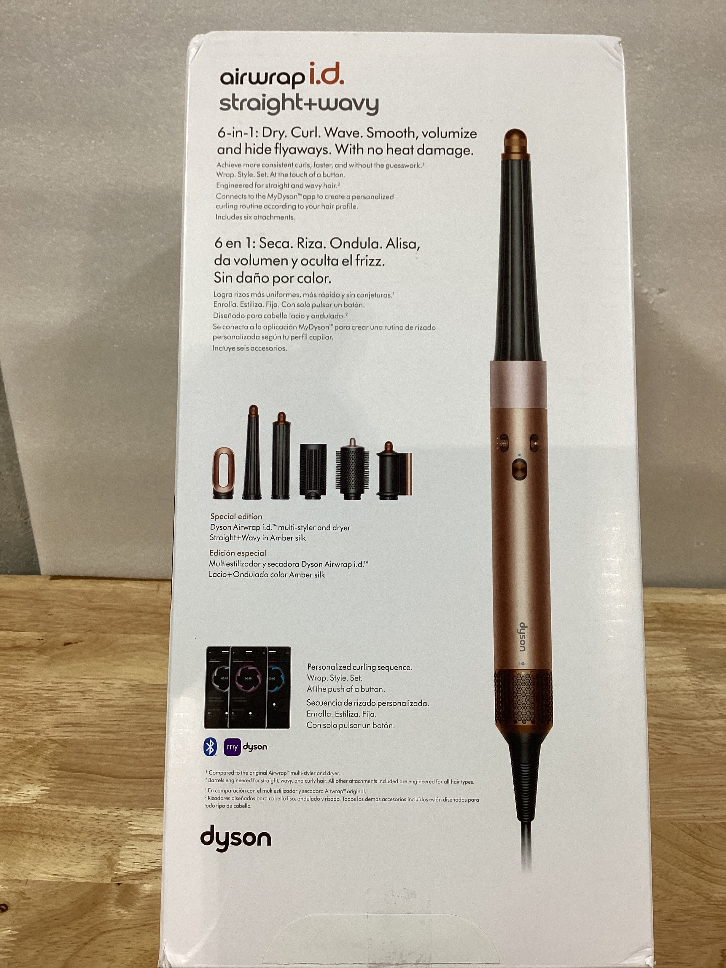 Dyson Airwrap i.d. Multi-Styler | Bluetooth | Sin Daño Térmico | 6 en 1