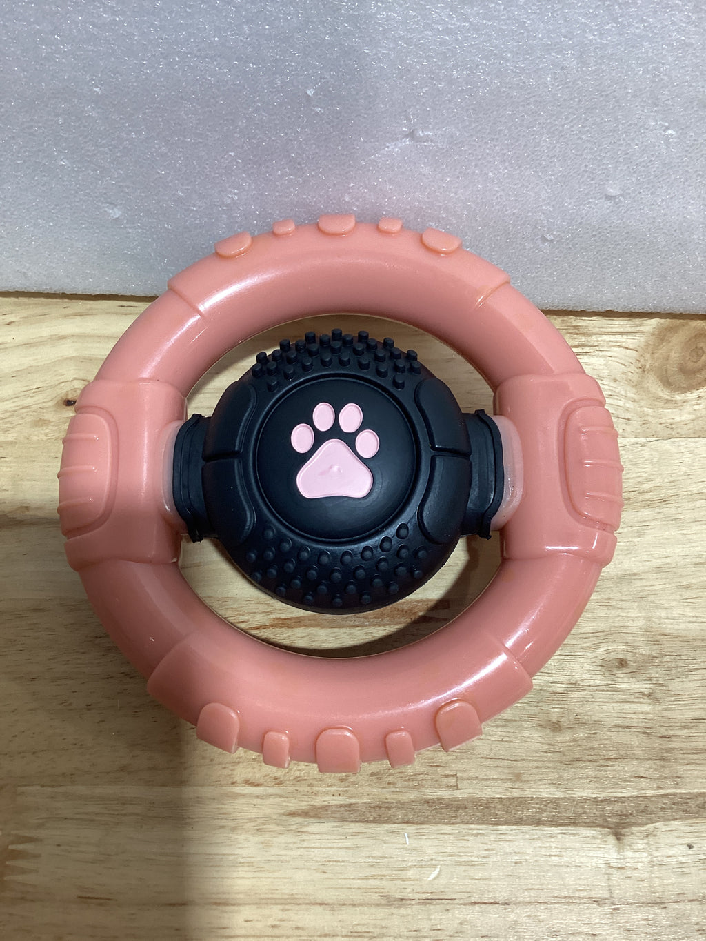 NOTA: Color Rosa | Juguete Masticable para Perros | Indestructible | Nailon y Caucho | Sonajero Interactivo