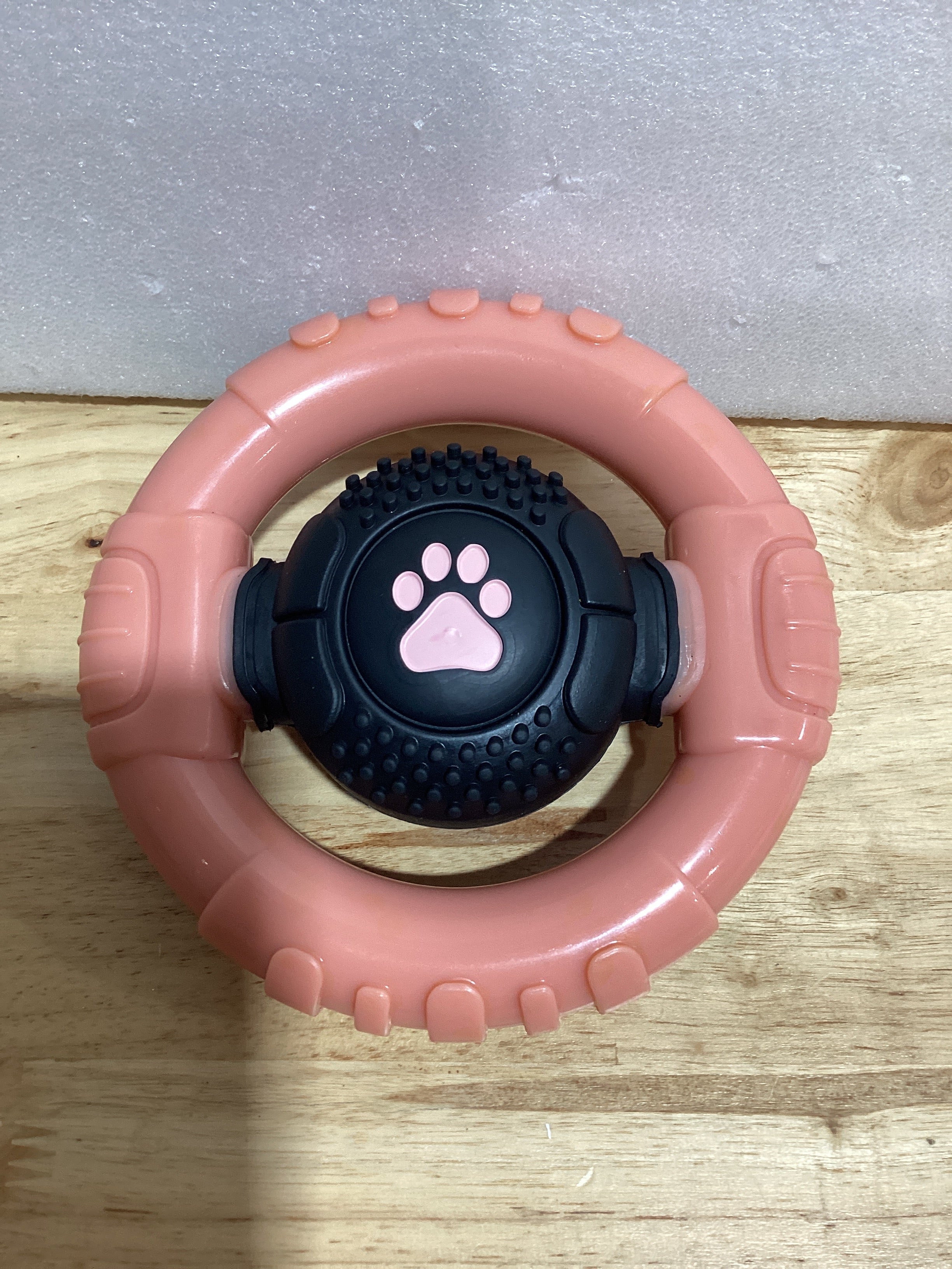 NOTA: Color Rosa | Juguete Masticable para Perros | Indestructible | Nailon y Caucho | Sonajero Interactivo