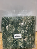 Alfombra Lavable 4x6 Verde Boho – Diseño Floral Vintage para Sala y Dormitorio