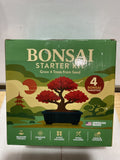 Kit Iniciador de Bonsái HOME GROWN – Cultiva 4 Bonsáis en Casa