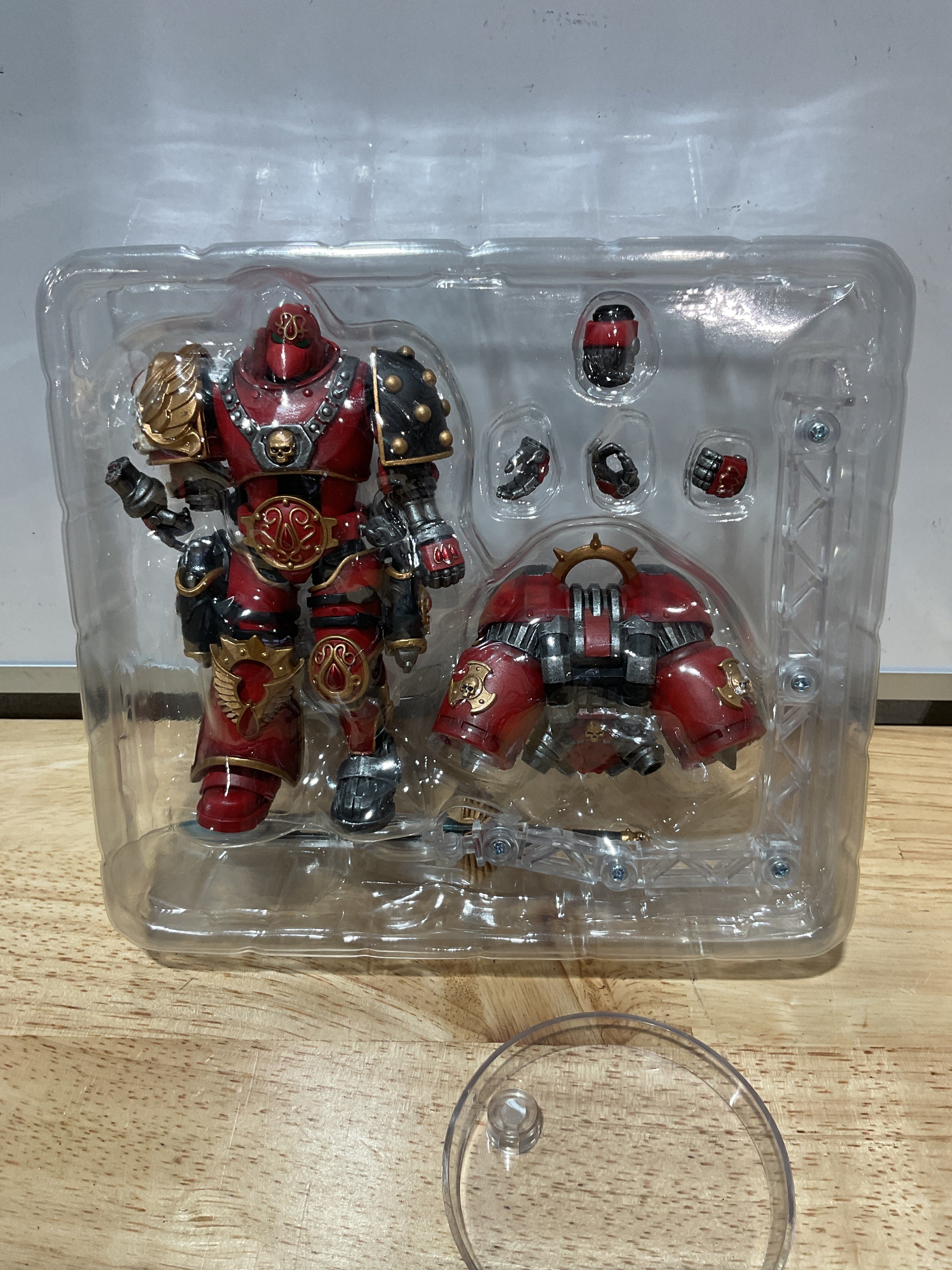 JOYTOY Figuras de acción 1/18 – Warhammer The Horus Herejy Blood Angels Dominion Zephon – 5 pulgadas, modelo coleccionable altamente posable a partir de 15 años
