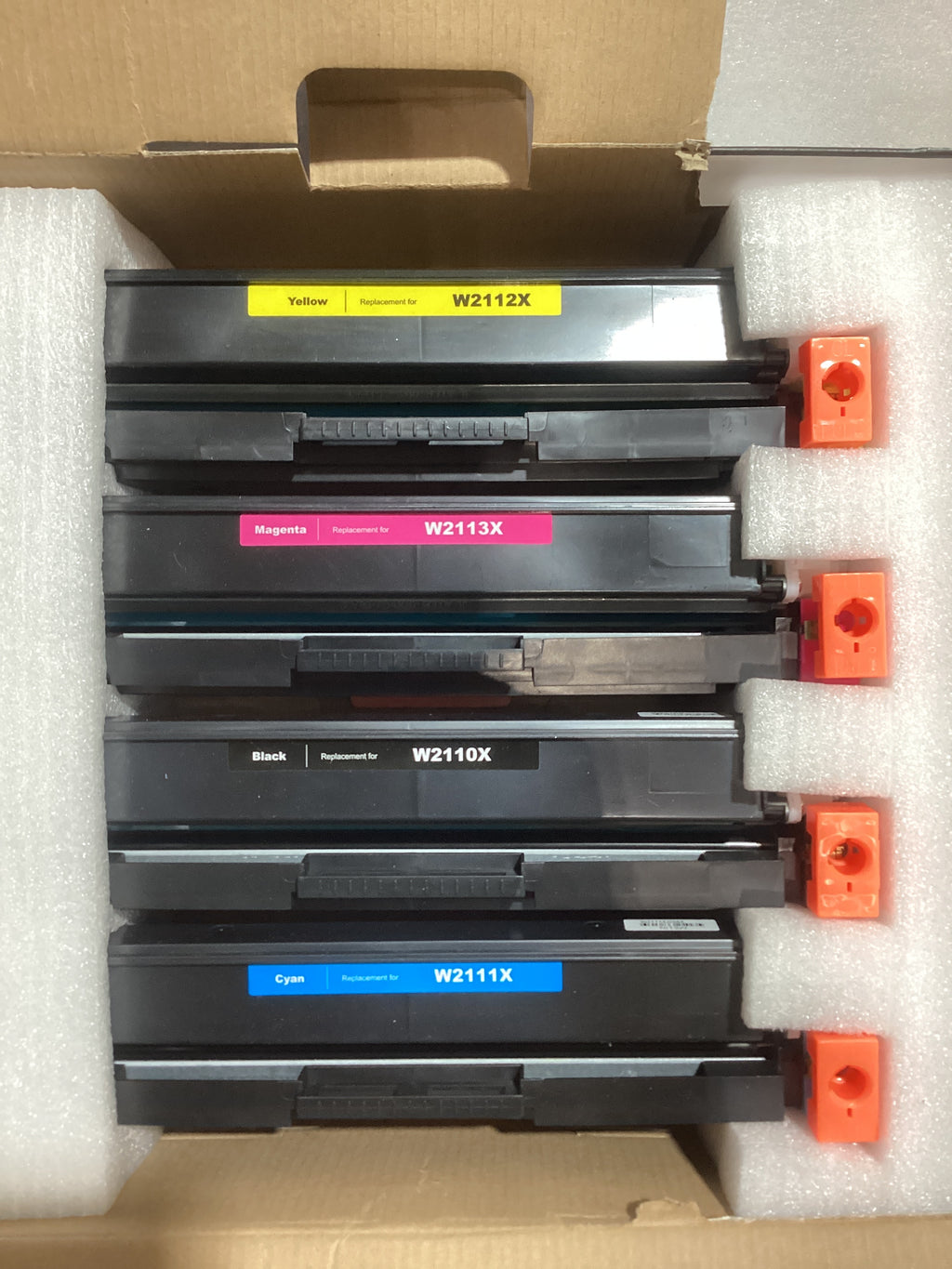 MYTONER 206X Cartuchos de Tóner Compatibles para HP – Pack 4 Alta Capacidad con Chip