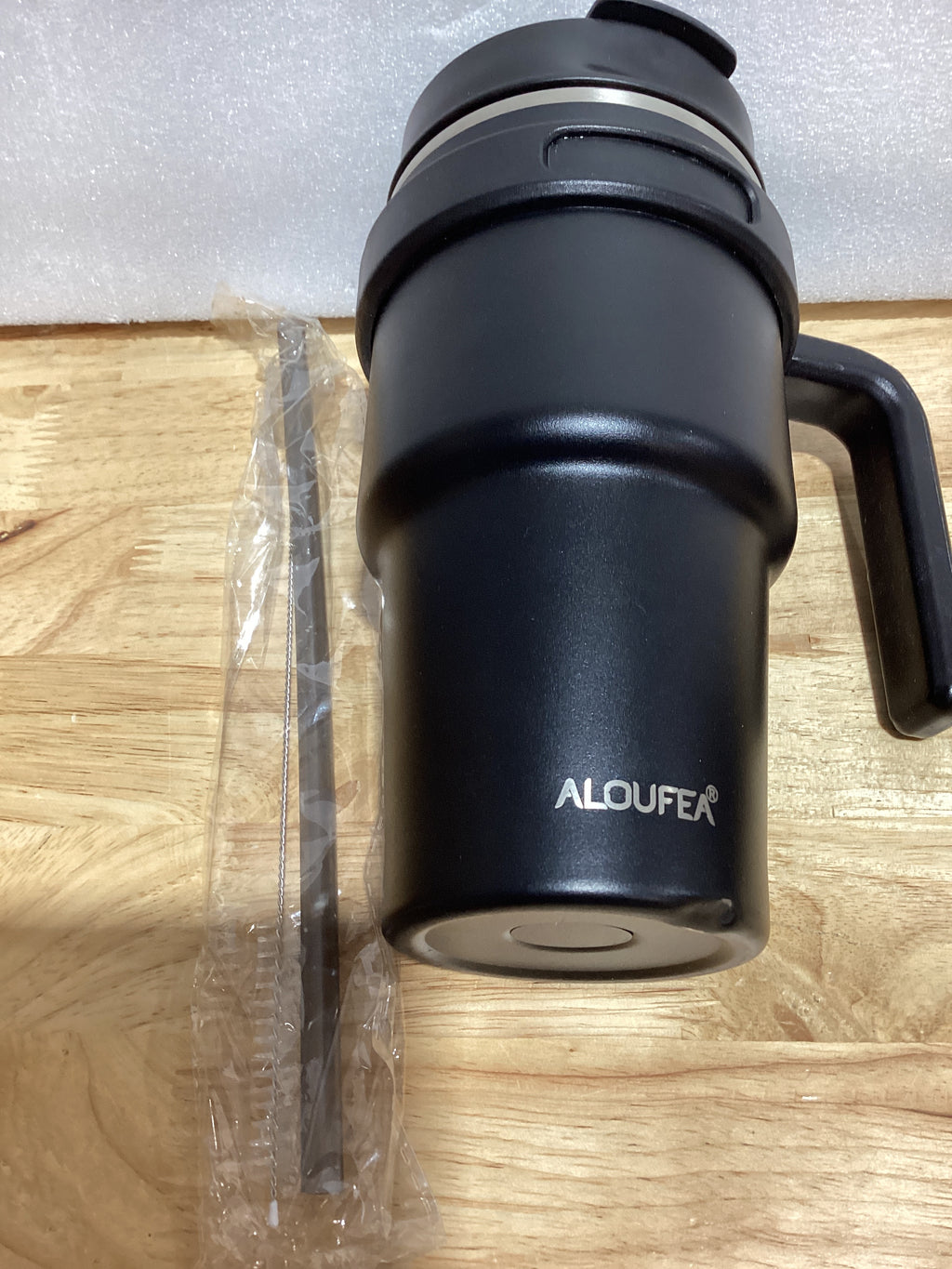 Vaso Térmico con Asa 20 oz de Acero Inoxidable – Tapa 2 en 1, Doble Pared al Vacío, Apto para Portavasos