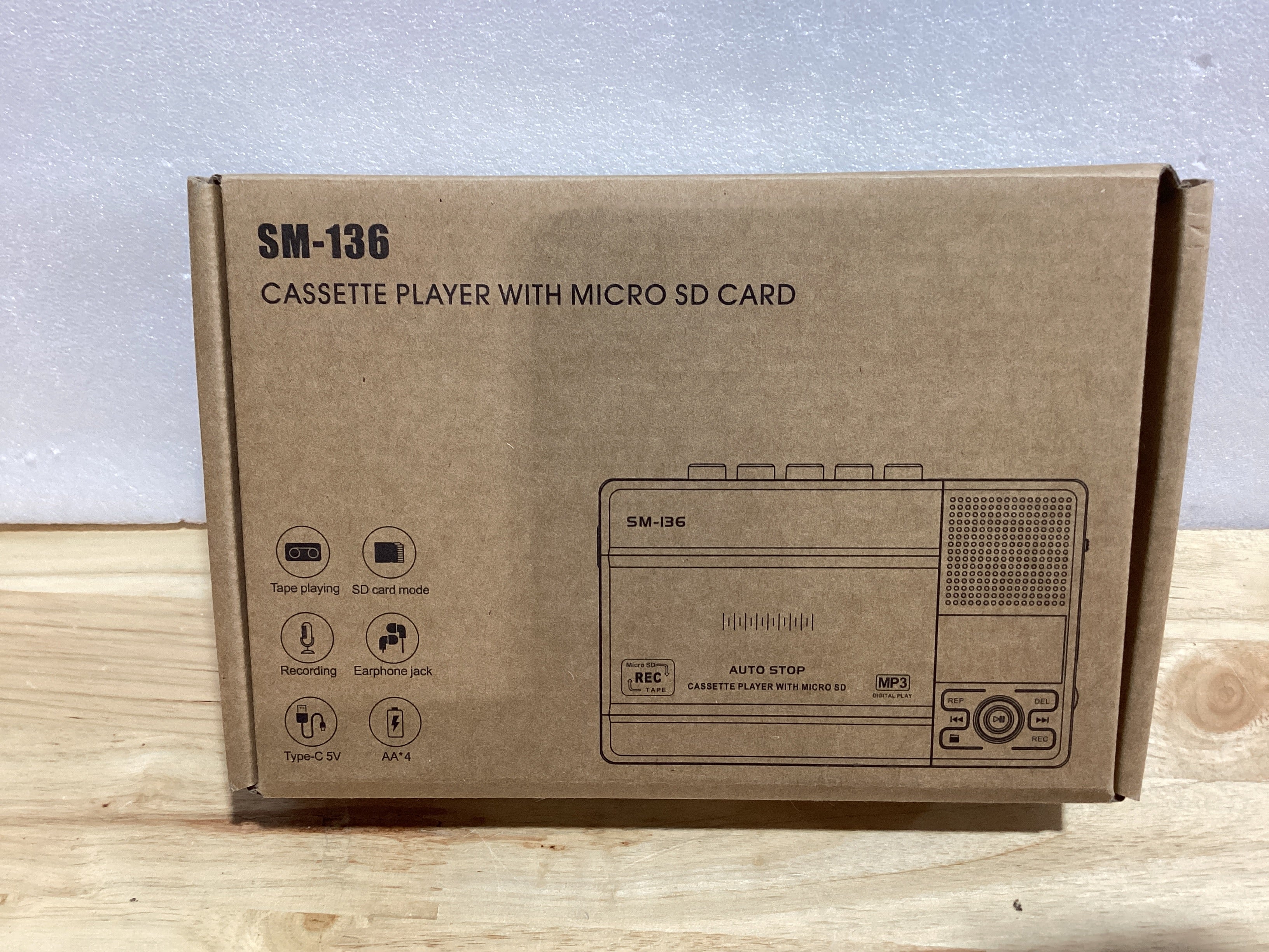 ⚠️ NO INCLUYE TARJETA SD — Reproductor y Convertidor de Casetes SEMIER — USB-C, Convierte a MP3, Altavoz y Auriculares