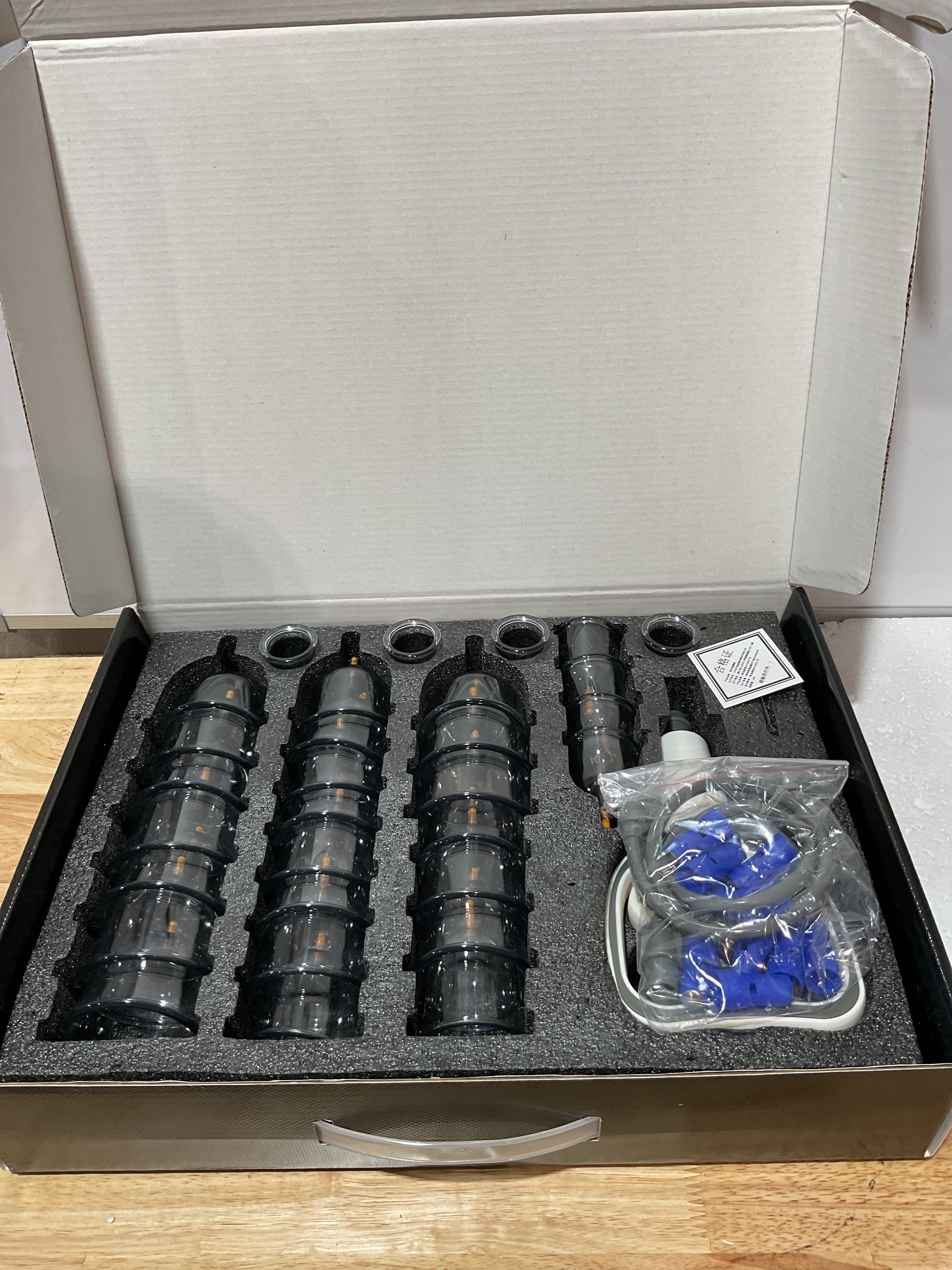 Cupluw Cupping Kit — Set de Ventosas Profesional 32 Piezas con Bomba Manual
