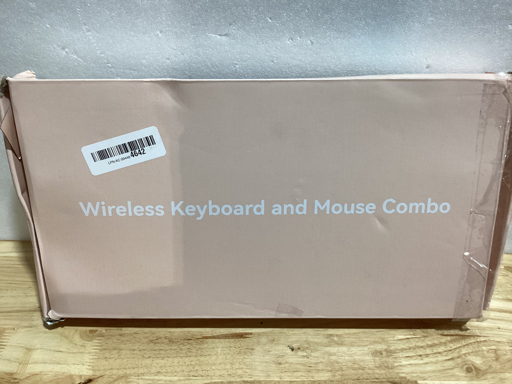 Teclado Inalámbrico y Mouse EK8890 | Combo Rosado | Inalámbrico
