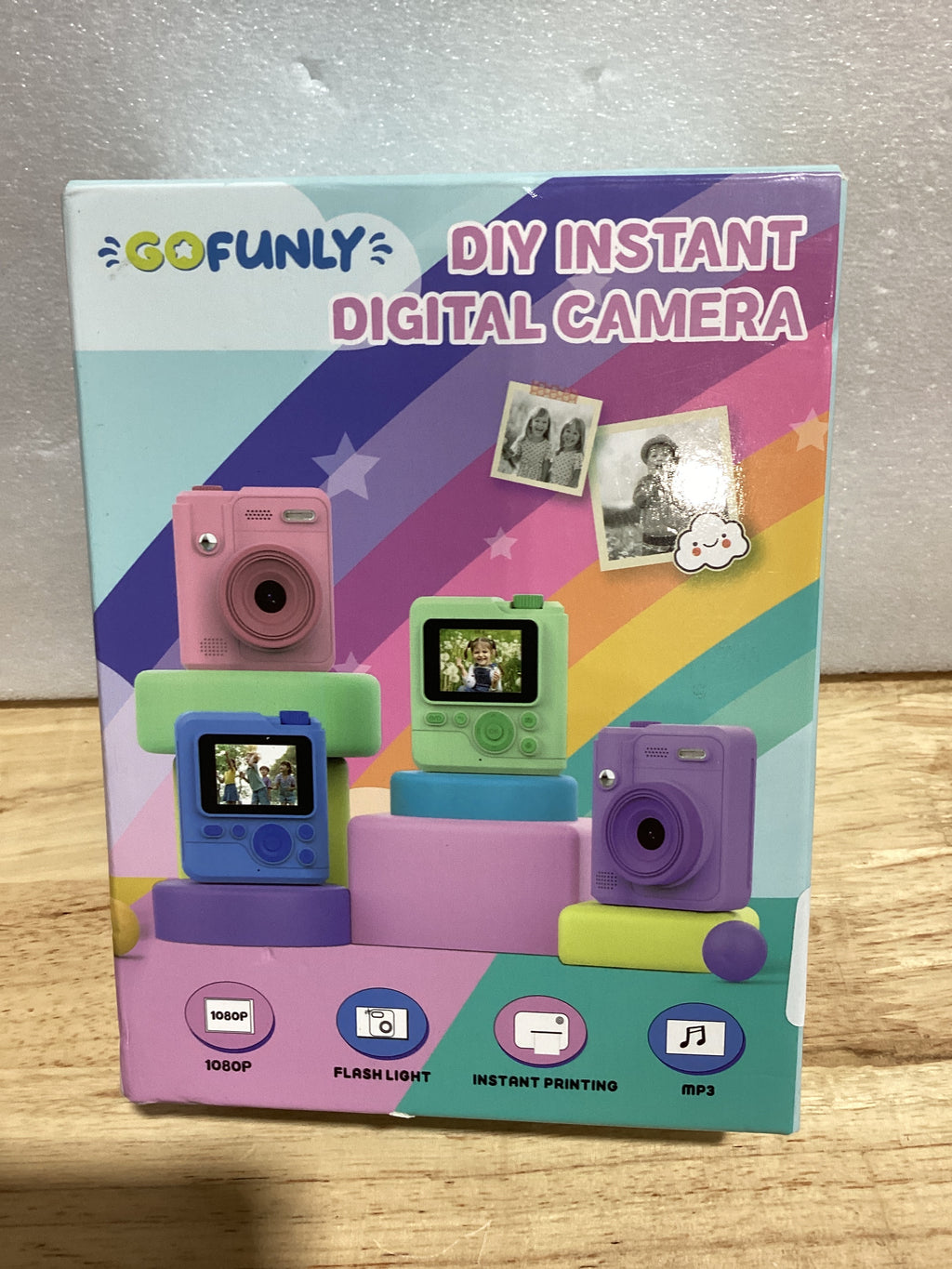Camara Infantil con Impresion Instantanea para Ninos y Ninas — Regalo Ideal de 3 a 12 Anos