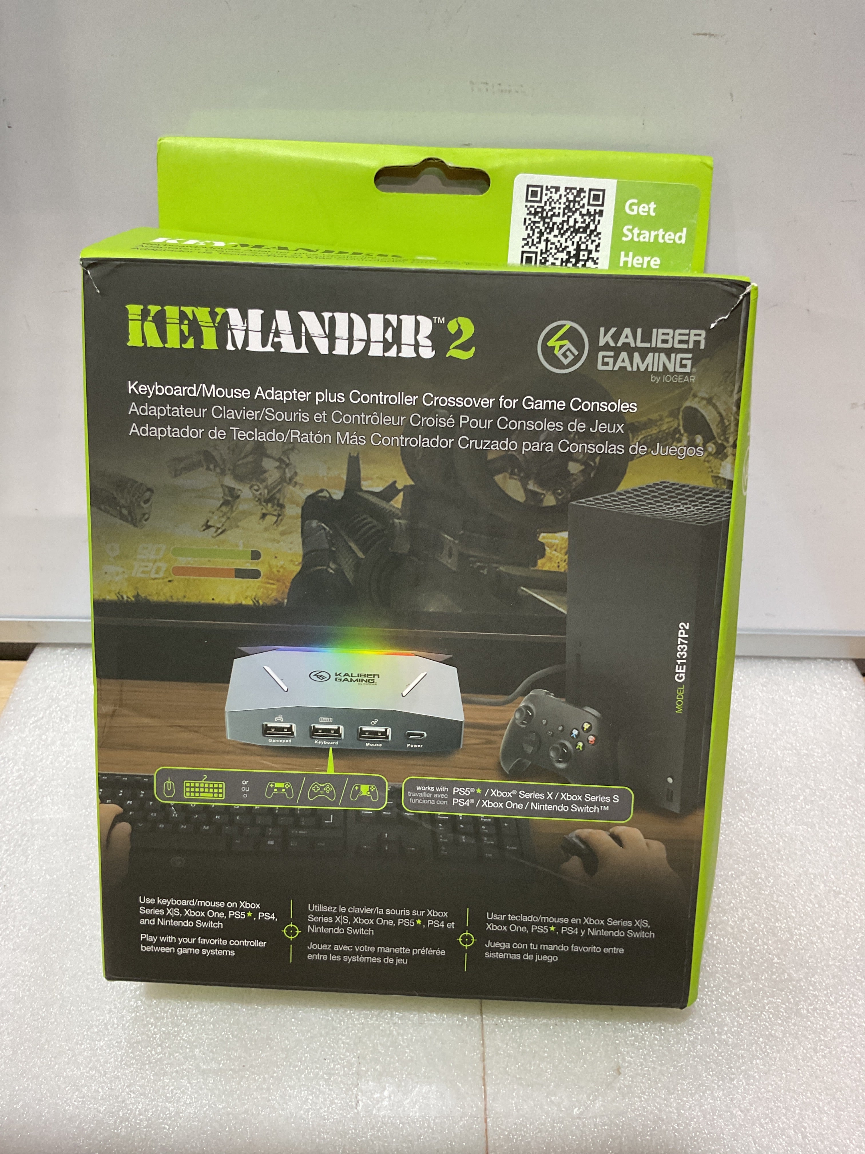 IOGEAR KeyMander 2 – Adaptador Teclado y Mouse para PS4, Xbox, Nintendo Switch