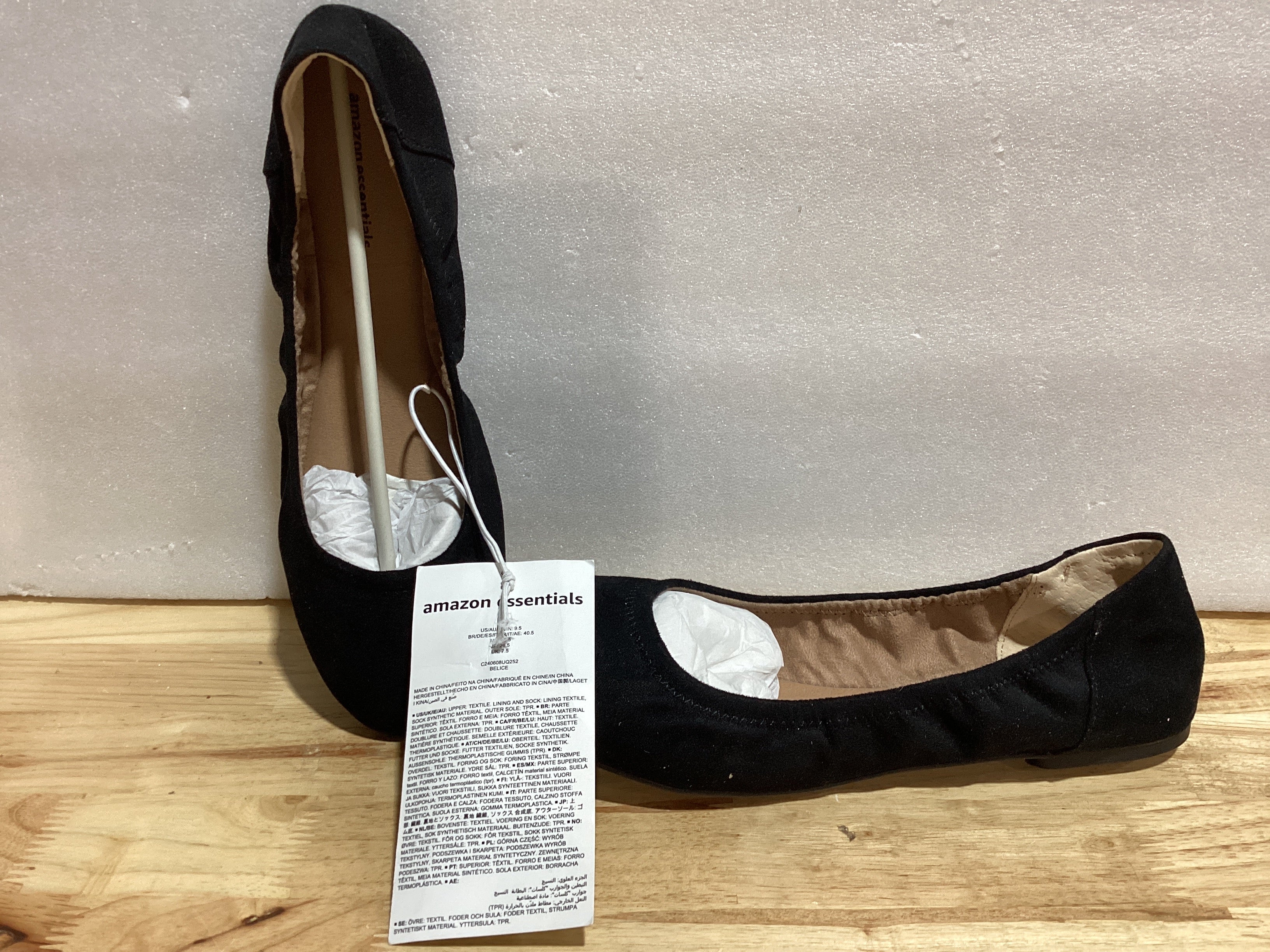 Amazon Essentials Bailarina Ballet Mujer Belice Slip On | Talla USA 9.5 | EUR 40.5