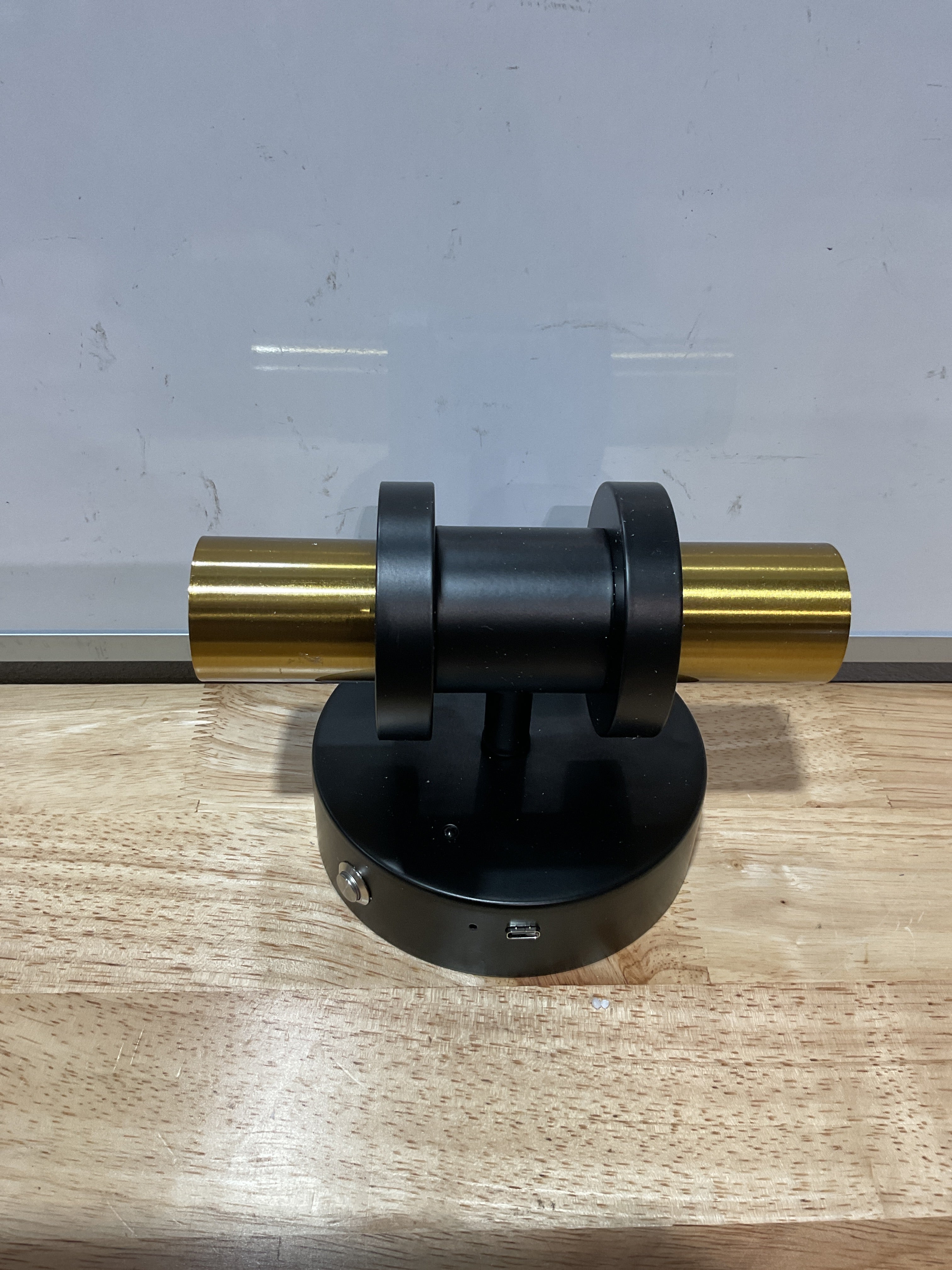 Apliques de Pared Inalámbricos Negro Dorado – Set x2 con Control Remoto, Timer y Regulación 3000K