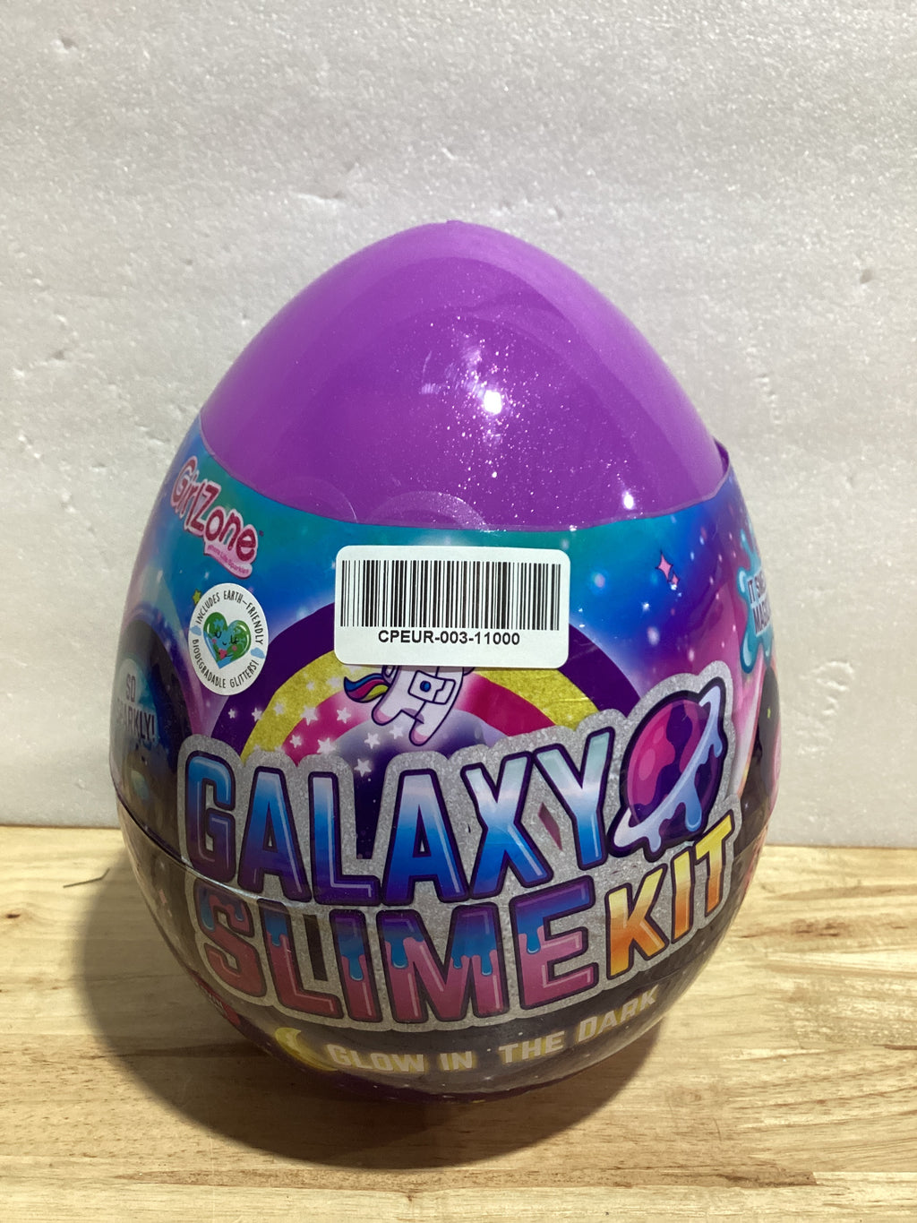 Kit de slime galáctico GirlZone Egg Surprise, kit de slime galáctico de 41 piezas para hacer slime espacial y slime galáctico, juguete emocionante para tardes de juego y una divertida idea de regalo.