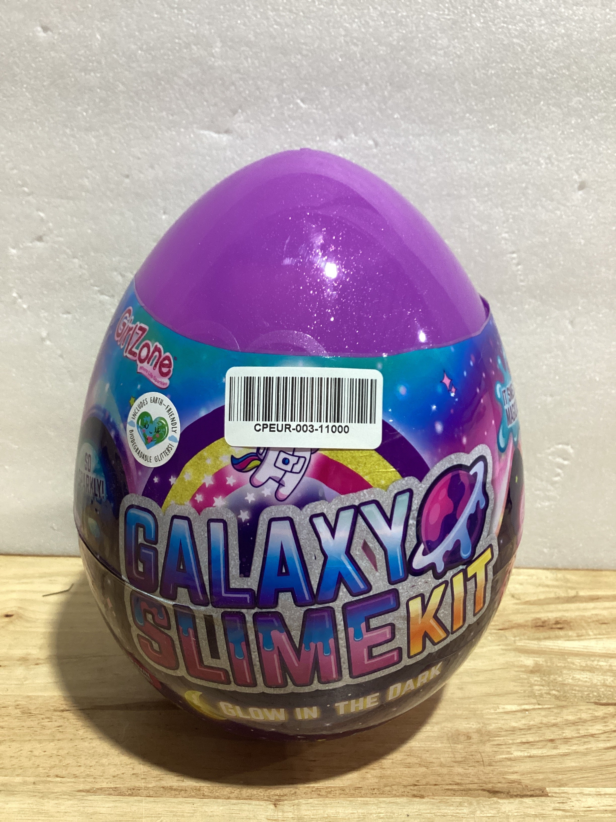Kit de slime galáctico GirlZone Egg Surprise, kit de slime galáctico de 41 piezas para hacer slime espacial y slime galáctico, juguete emocionante para tardes de juego y una divertida idea de regalo.