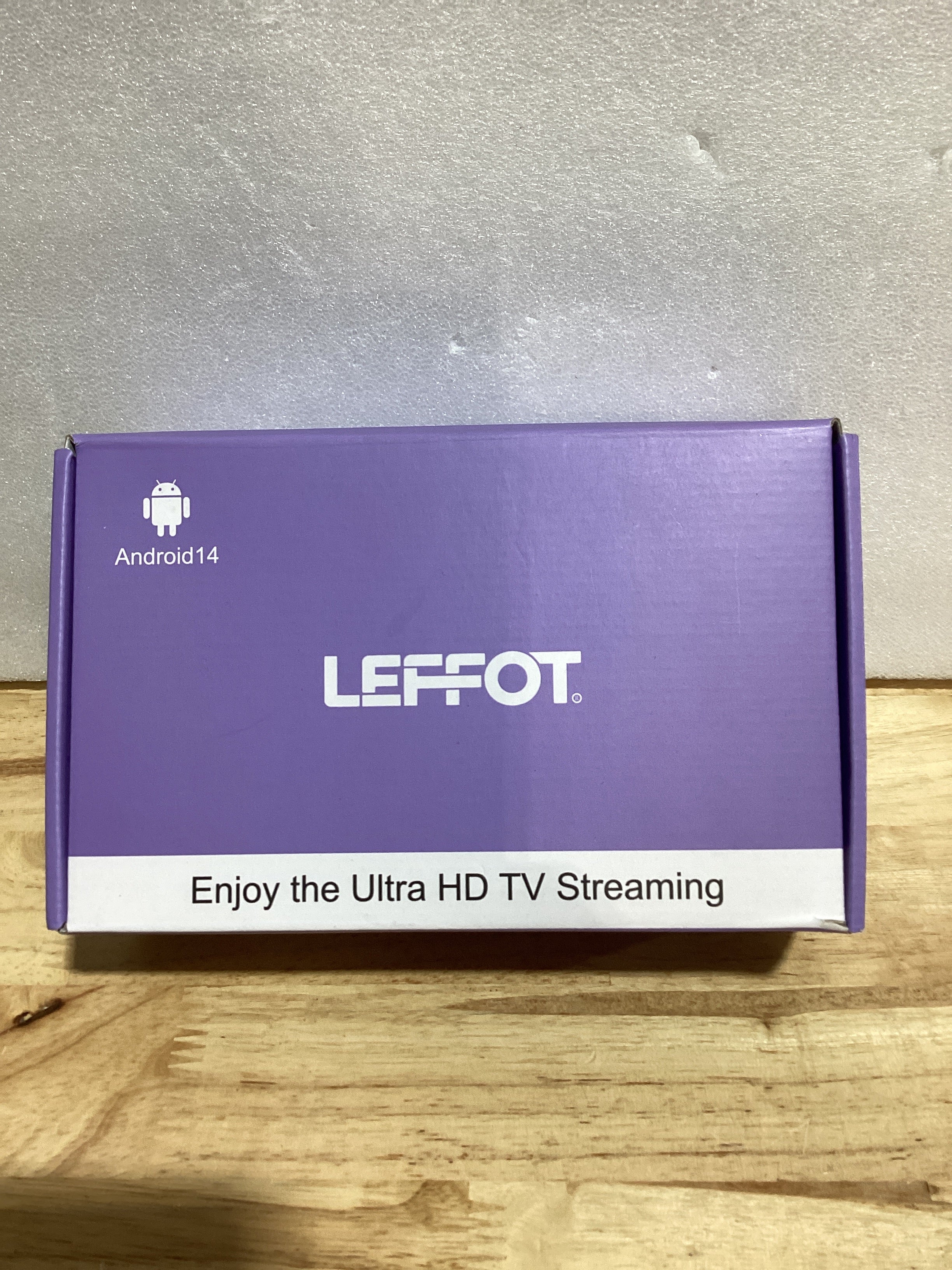 Android TV Box 14.0 LEFFOT H618 Plus 4K UHD – 4GB RAM + 128GB ROM
