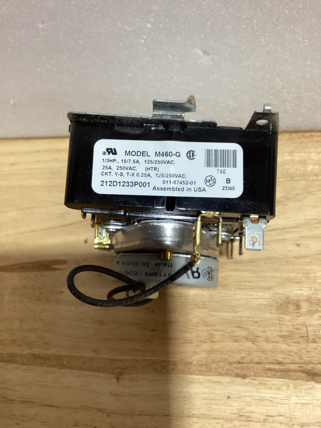 Temporizador OEM Original para Secadora GE — Repuesto Genuino GE WE4M353