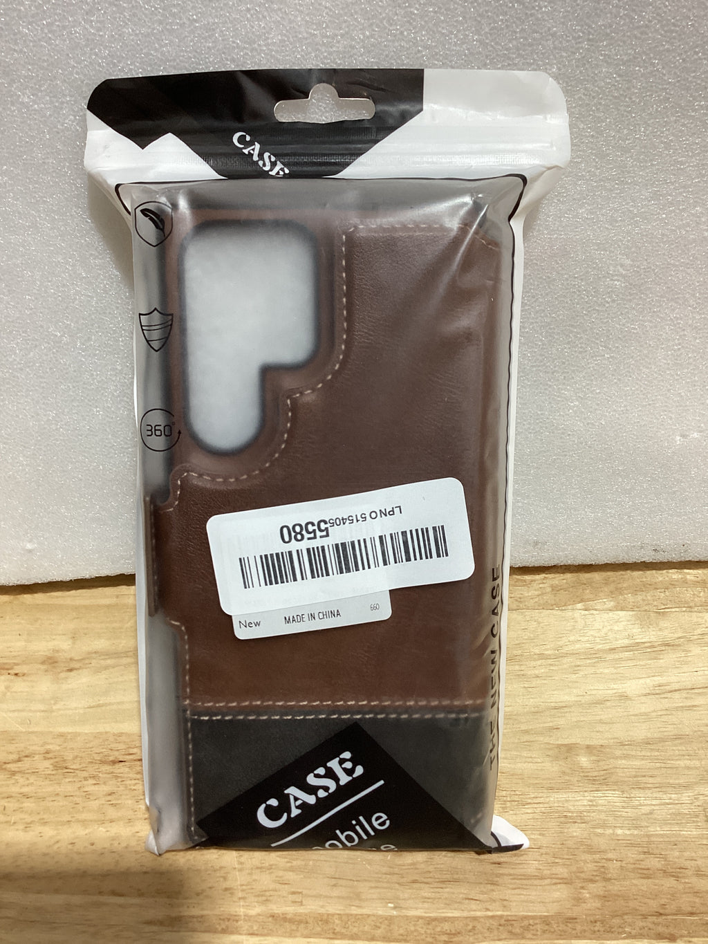 Funda Cartera SINIANL para Samsung Galaxy S23 Ultra | Cuero Café | Compatible MagSafe | Soporte | Ranuras para Tarjetas | Magnética Desmontable