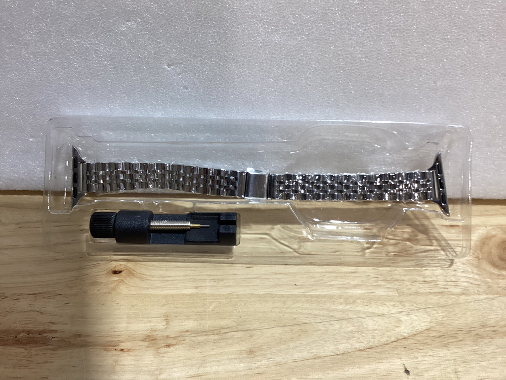 MioHHR Correa Metálica delgada Compatible con Apple Watch Banda 42mm (Series 11 10) 41mm (Series 9 8 7) 40mm (Series 6 5 4 SE3/2/1) 38mm (Series 3 2 1), Bandas de Acero Inoxidable iWatch para Mujeres