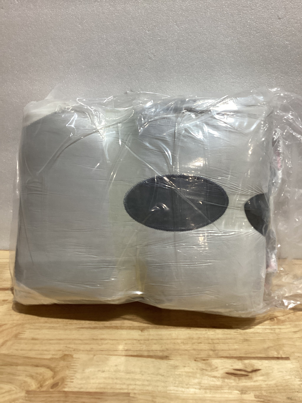 Oeonuas Almohada Cuerpo de Gato Peluche Largo 43" — Muñeco Suave de Abrazo para Niñas y Niños, Color Gris