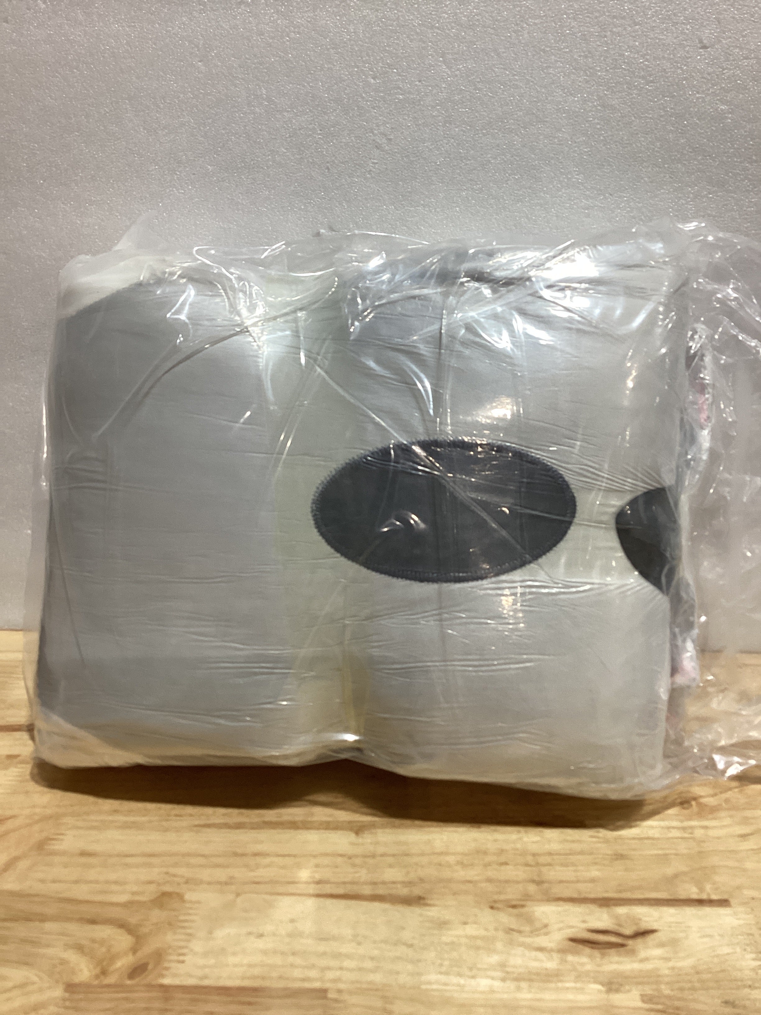 Oeonuas Almohada Cuerpo de Gato Peluche Largo 43" — Muñeco Suave de Abrazo para Niñas y Niños, Color Gris