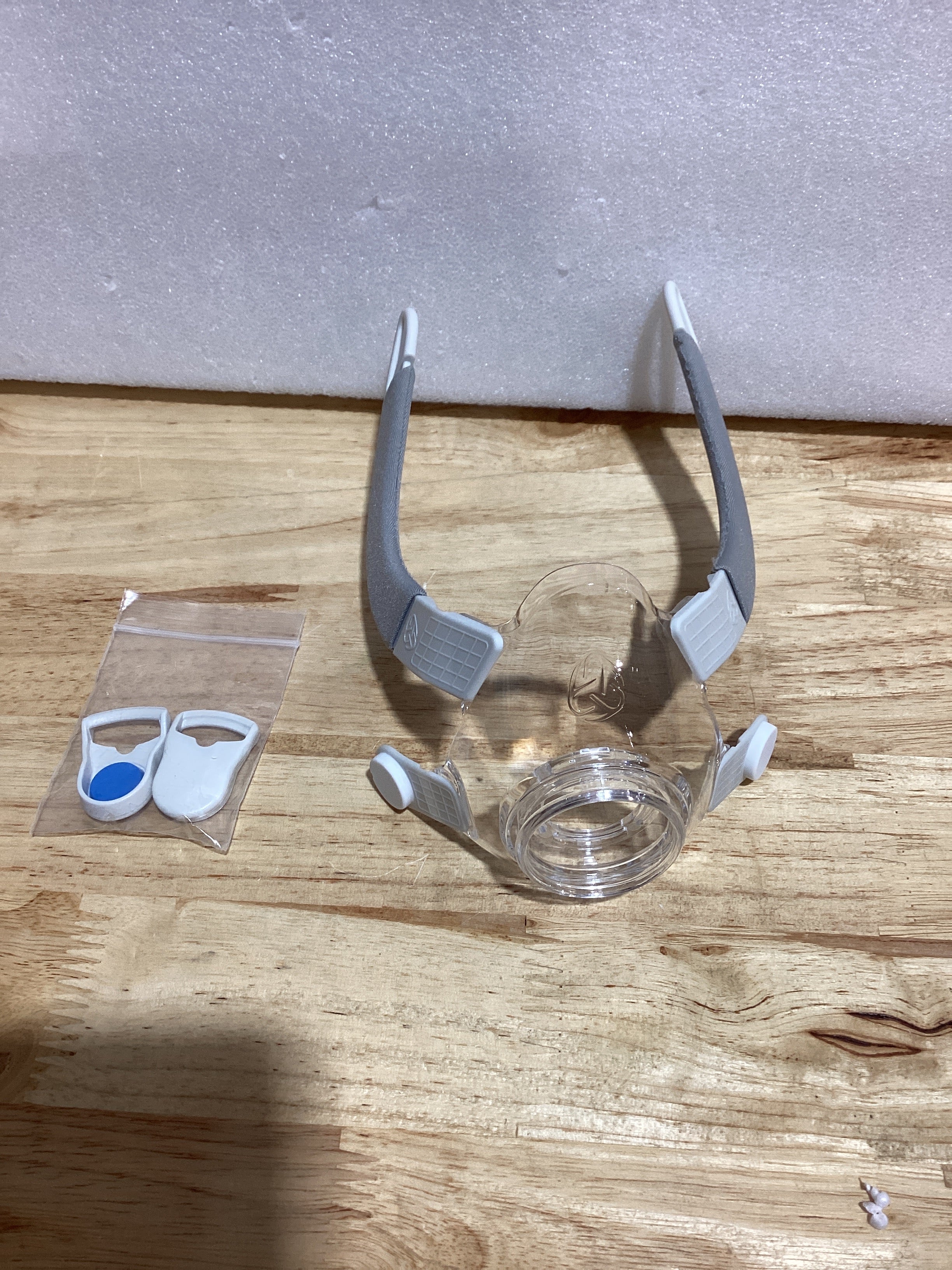 Marco F20 para máscara facial completa AirFit F20, incluye marco, 2 clips, ajuste cómodo, diseño cómodo, compatible con AirFit F20