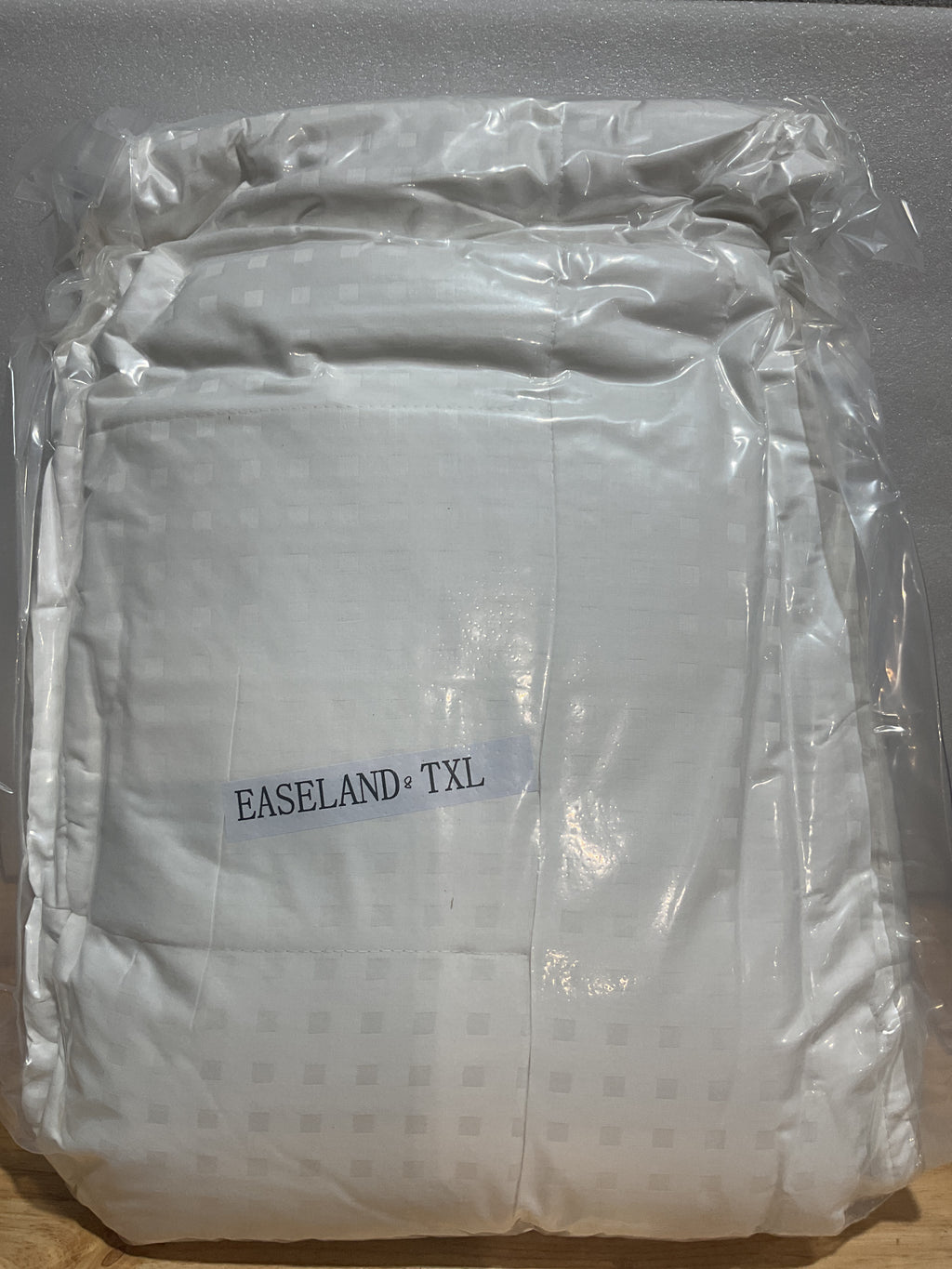 Cubrecolchón Acolchado EASELAND Twin XL Pillow Top – Algodón, Bolsillo Profundo 8-21" y Efecto Refrescante (39x80", Blanco)