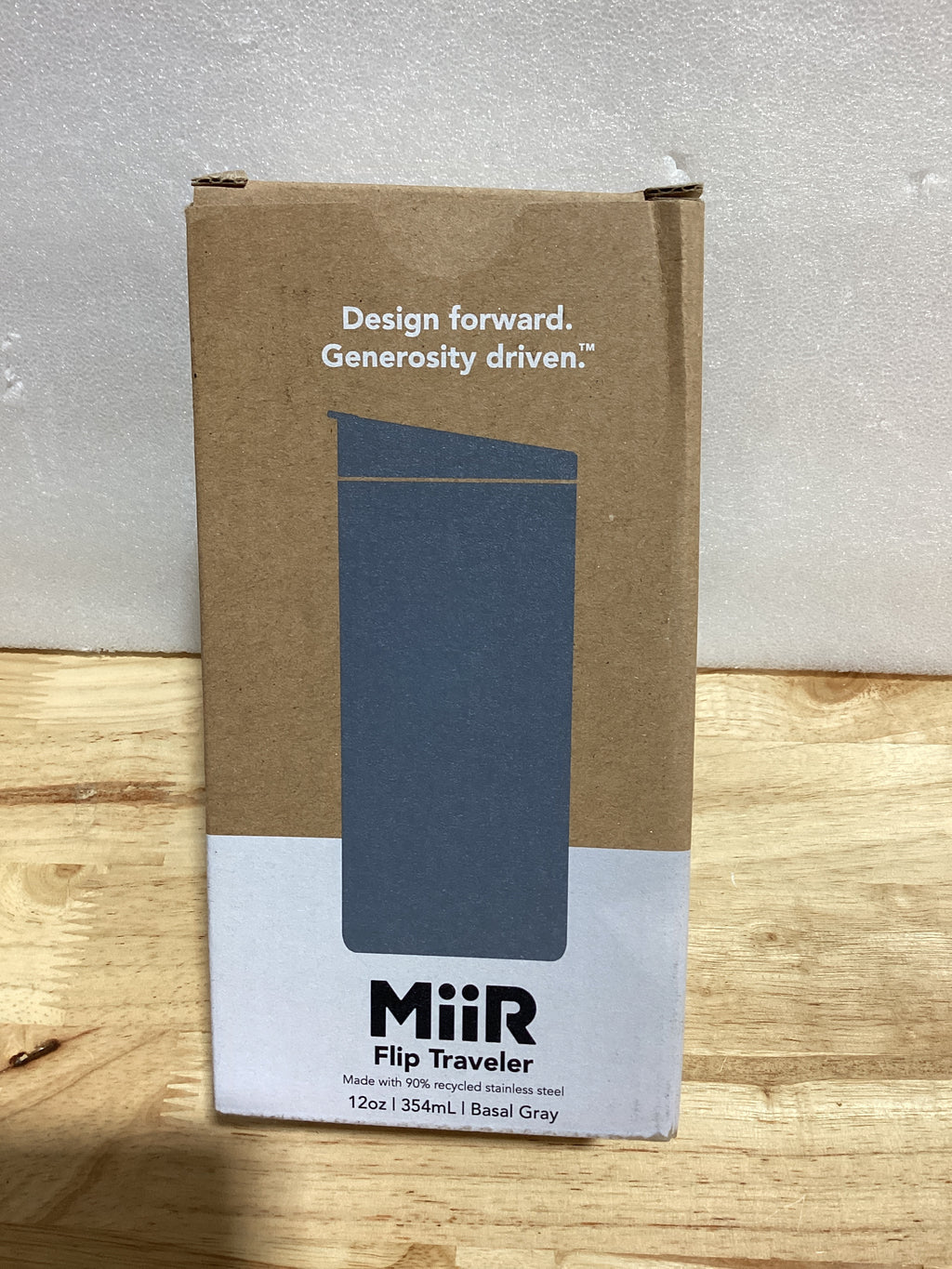 MiiR Flip Traveler – Vaso Térmico 12oz | Doble Pared al Vacío | Tapa Flip | Acero Inoxidable Libre de BPA