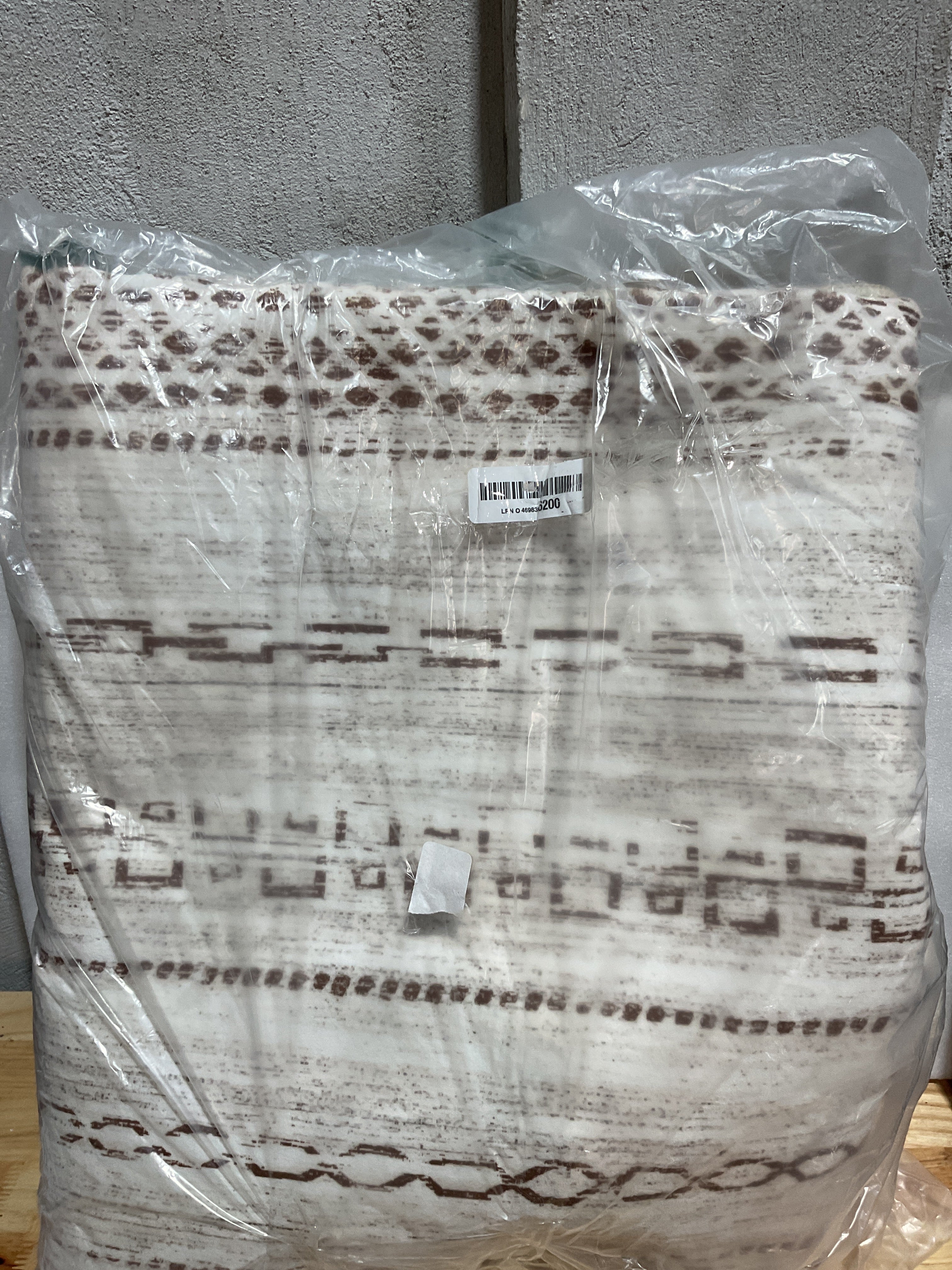 Alfombra Sala 5x7 Estilo Boho Marroquí – Lavable a Máquina, Resistente a Manchas, Color Café