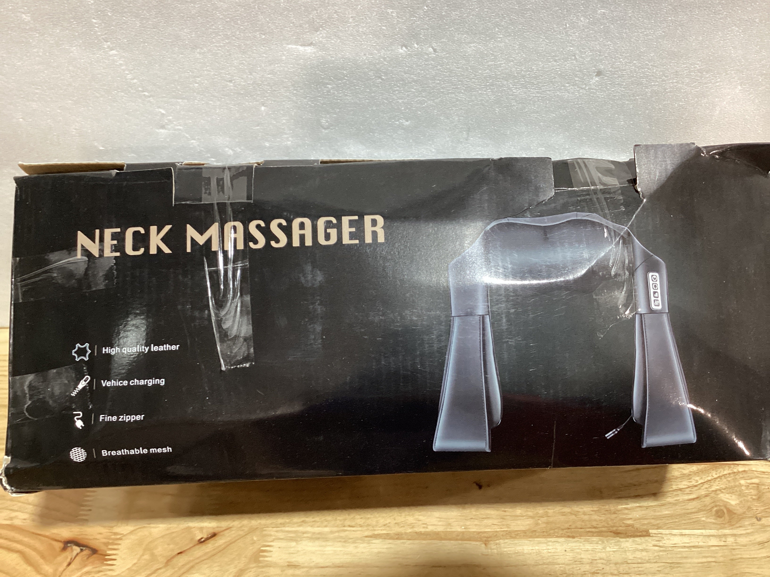 Masajeador de Cuello y Espalda AERLANG Shiatsu — Almohada con Calor, Amasado Profundo para Hogar, Oficina y Auto