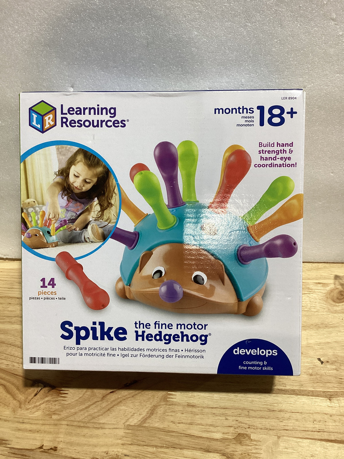 Juguete Sensorial Spike El Erizo Learning Resources — Motricidad Fina Montessori, Desde 18 Meses