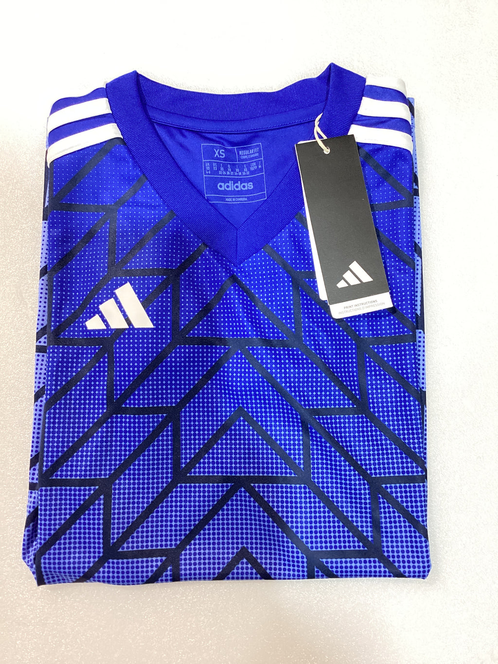 adidas Team Icon 23 – Camiseta de Fútbol para Mujer Talla XS Color Azul/Negro