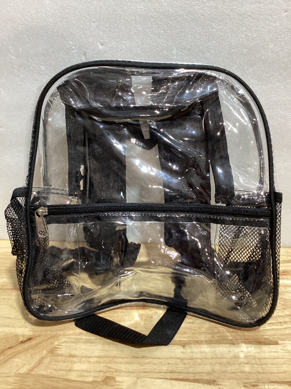 BTOOP Mochila Mini Transparente para Eventos de Estadio 12x12x6 Pequeña Mochila Transparente para Ver a Través Bolsa Transparente Clara para Conciertos y Trabajo, Compacto