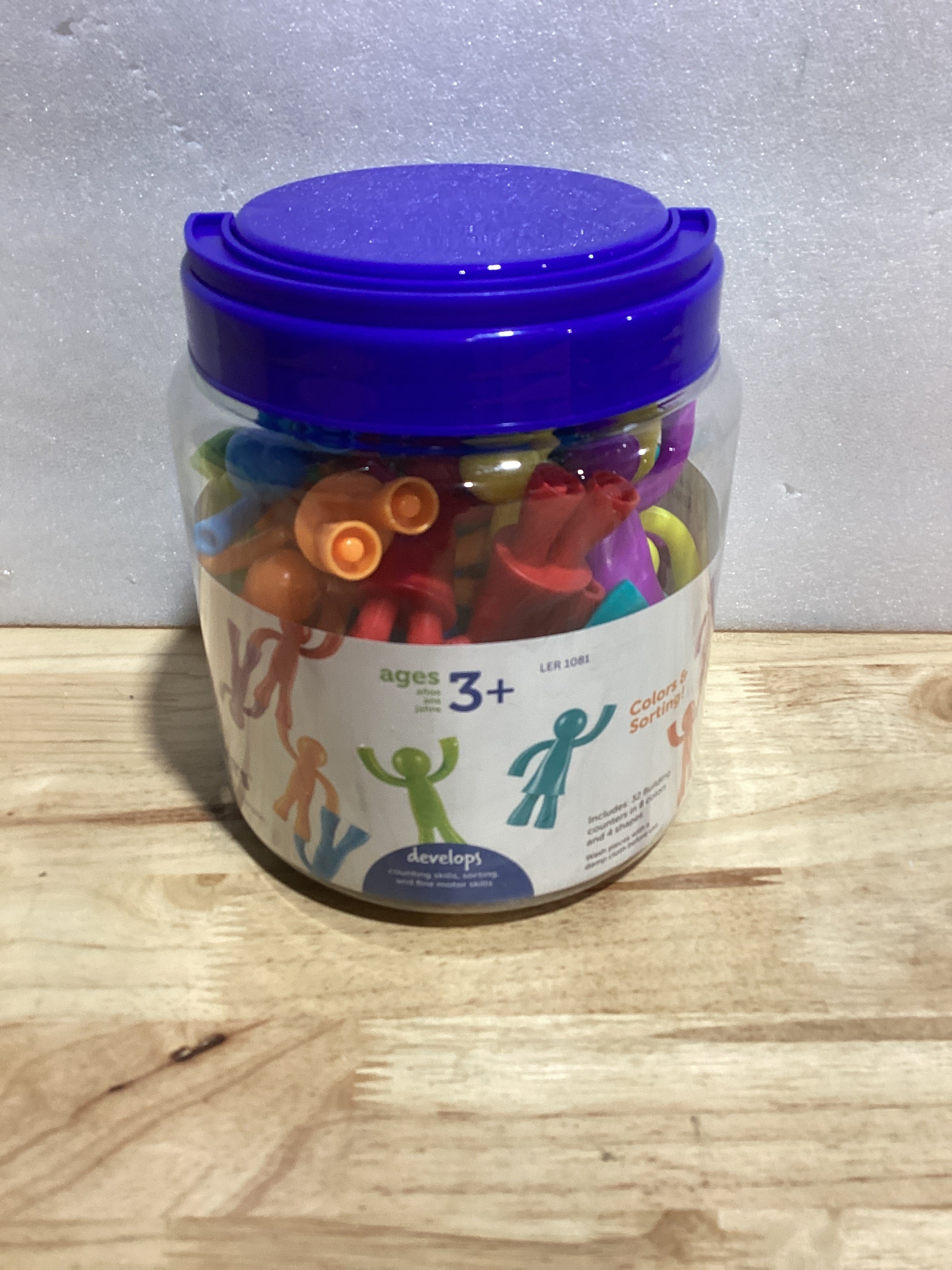 Learning Resources Buddy Builders, Fine Motor, juguete de coordinación mano ojo, 32 piezas, a partir de 3 años