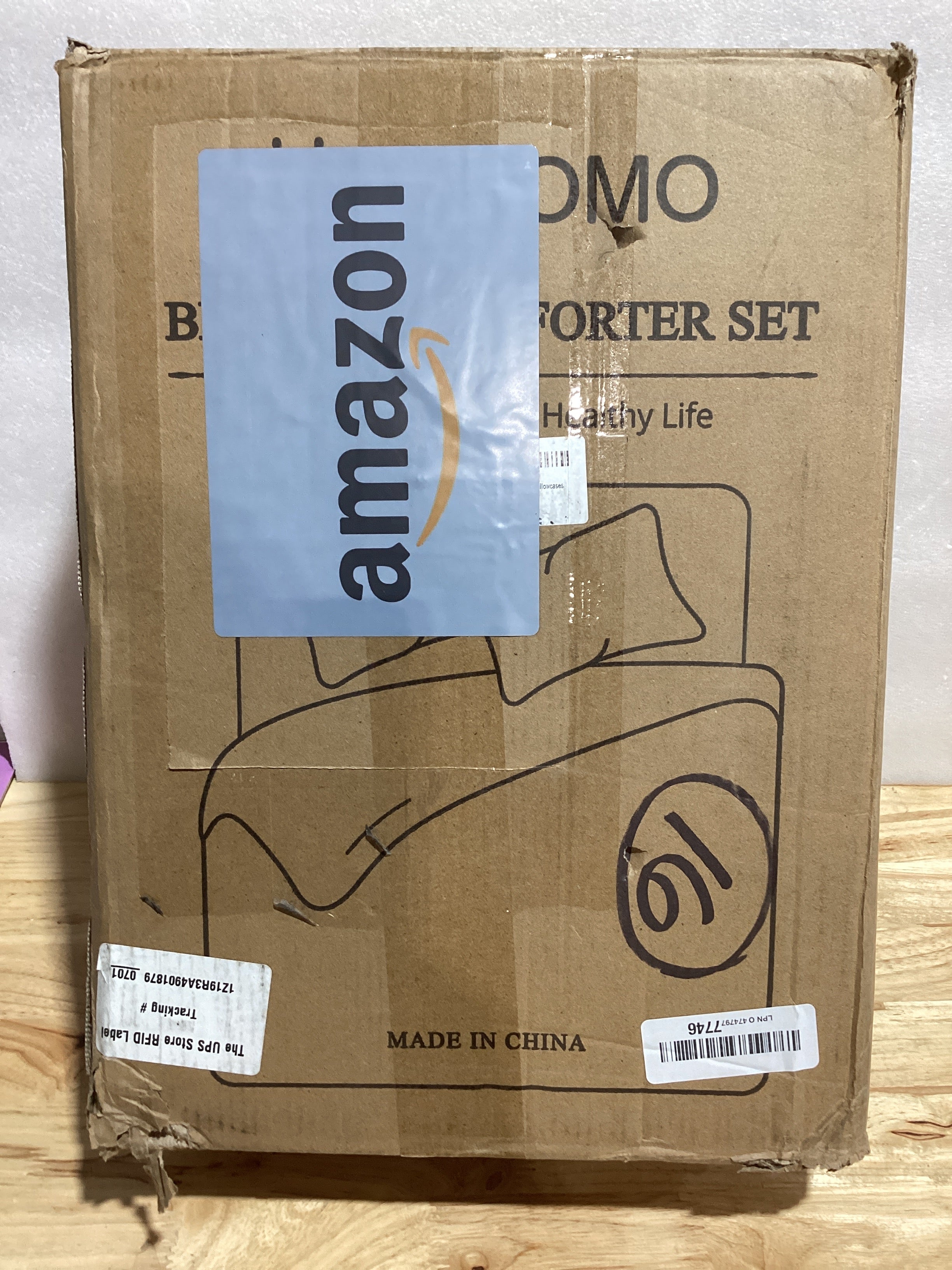 MUXHOMO – Set Edredón Queen Seersucker Verde Oscuro | Bed in a Bag | Lujo para Todas las Temporadas