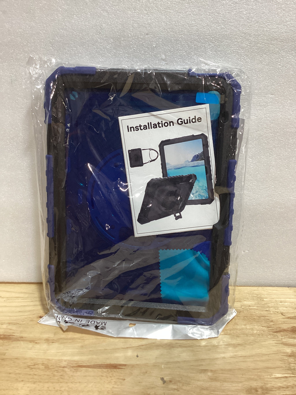 Funda Cantis para iPad 11" (A16) 2025 y iPad 10a Gen 2022 — Soporte 360°, Correa, Porta Lápiz y Protector, Azul Marino