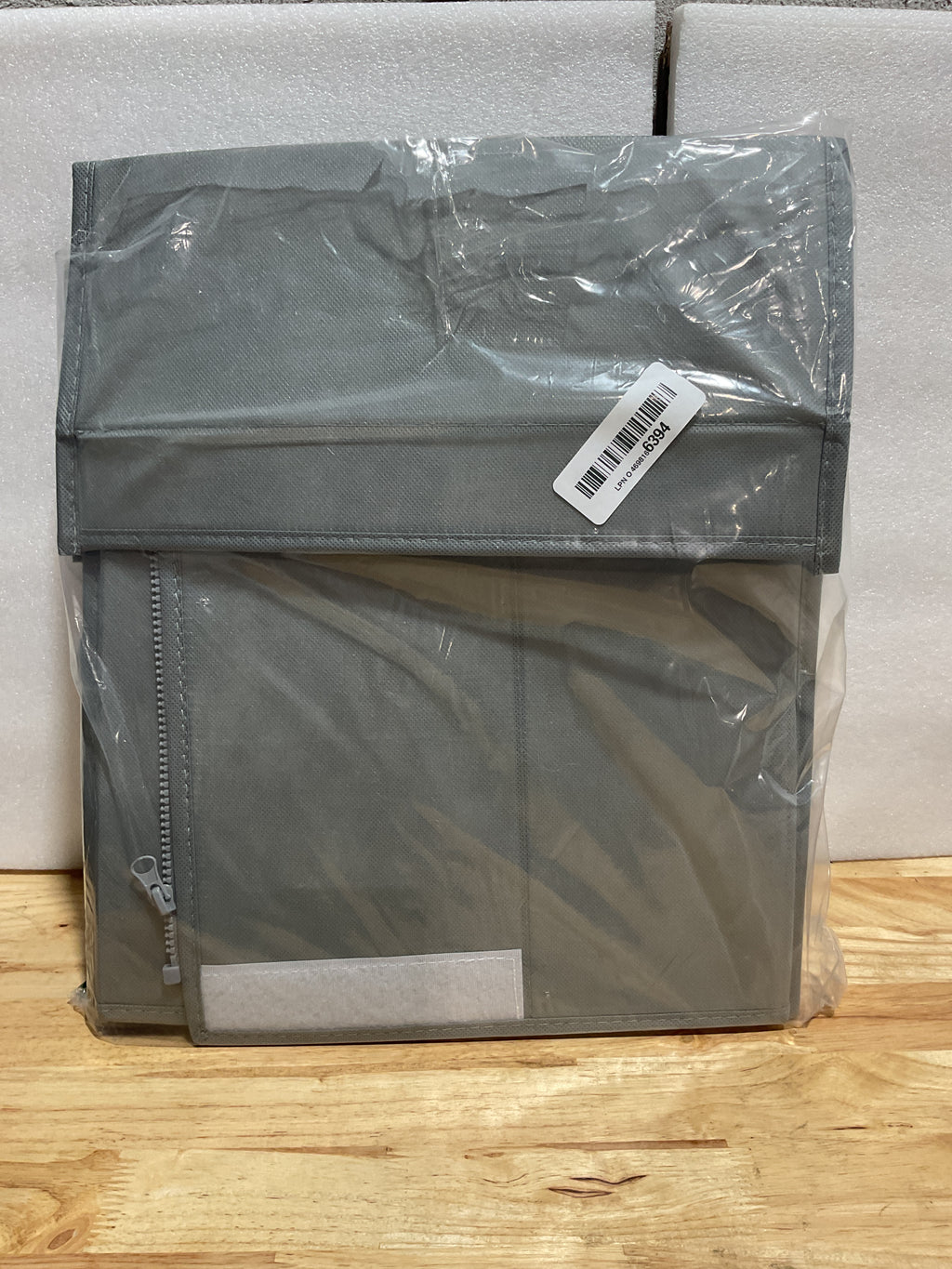 Organizadores de Sábanas SpaceAid Pack 4 – Plegables XL con Ventana para Closet, Queen y King (Gris)