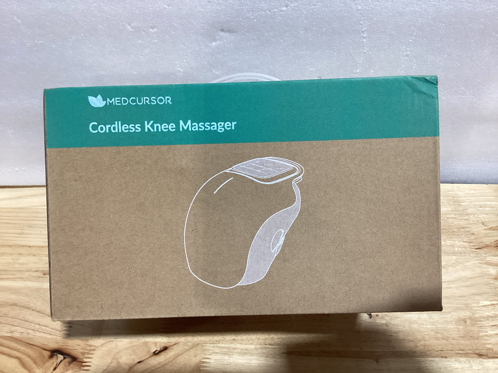 Masajeador de Rodilla Medcursor Inalámbrico con Calor — 3 Niveles de Temperatura, 3 Modos de Vibración, Pantalla LED