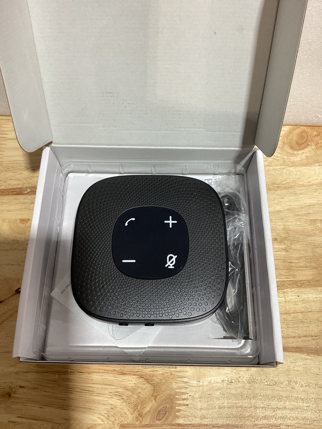 Cyber Acoustics SP-2000 – Altavoz para Conferencias USB y Bluetooth con Micrófono 360° Cancelación de Ruido