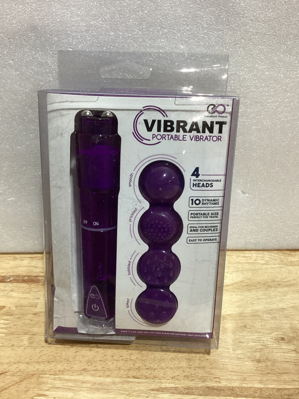 Cohete de bolsillo EasyToys Mini Vibe Collection, morado