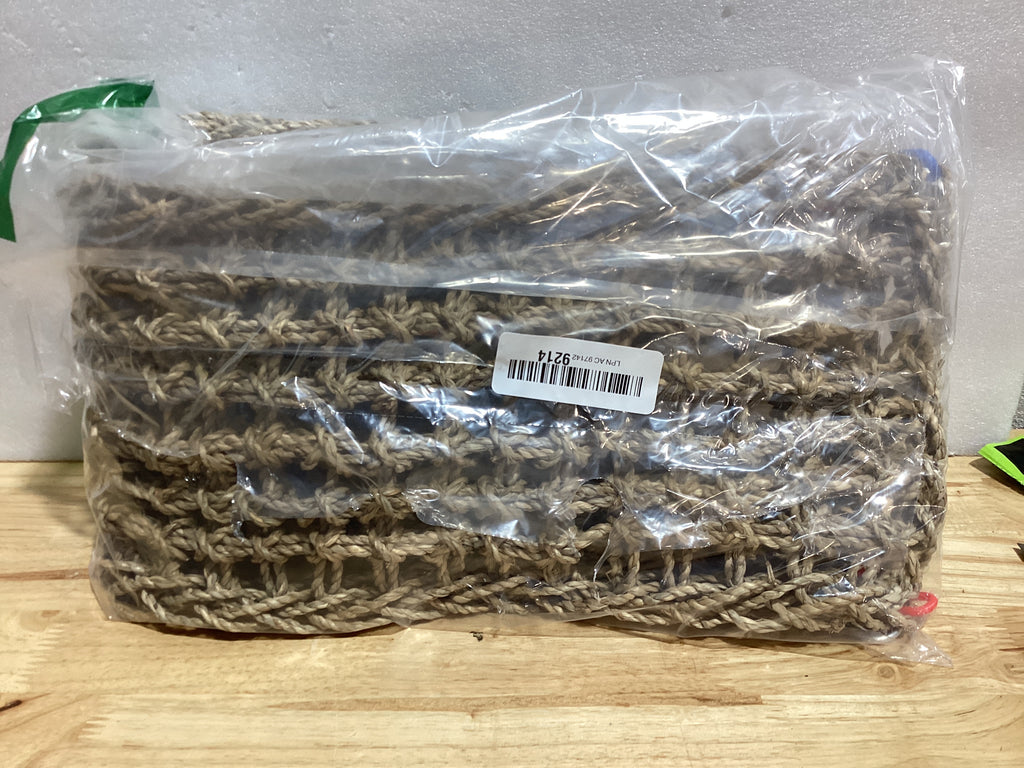 Estera de Fibra Marina para Aves 76x18cm | Hamaca Tejida Natural | Escalera de Cuerda | Juguete para Jaula | Loros y Cacatúas