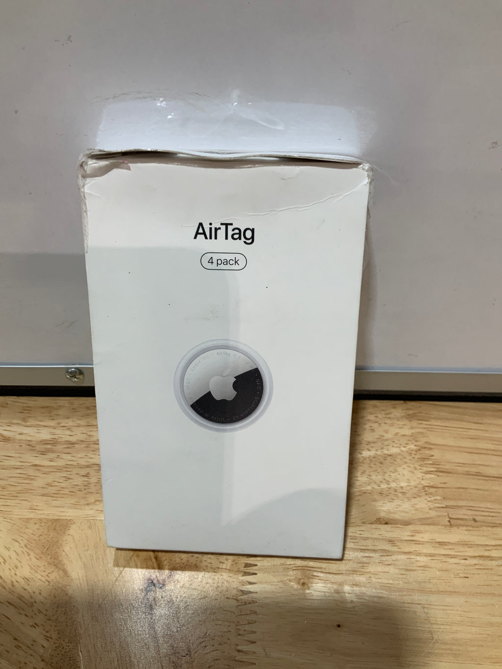 Apple AirTag 4 Pack. Keep Track of and find Your Keys, Wallet, Luggage, Backpack, and More. Simple one-tap Set up with iPhone or iPad, Bluetooth