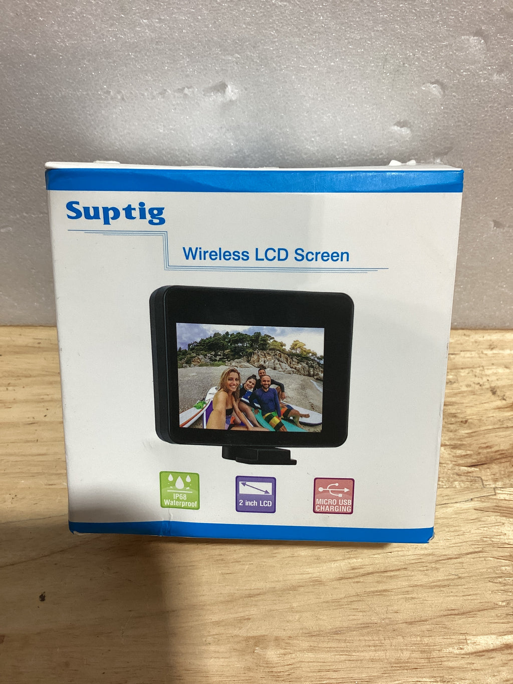 Pantalla LCD Suptig para selfies, compatible con GoPro Hero 9, Hero 8, Hero 7, Hero 6, Hero 5, Hero 4, 3+, 3 y AKASO Campark SLR More Action Cam. 2.0 pulgadas. Resistencia al agua IP68.