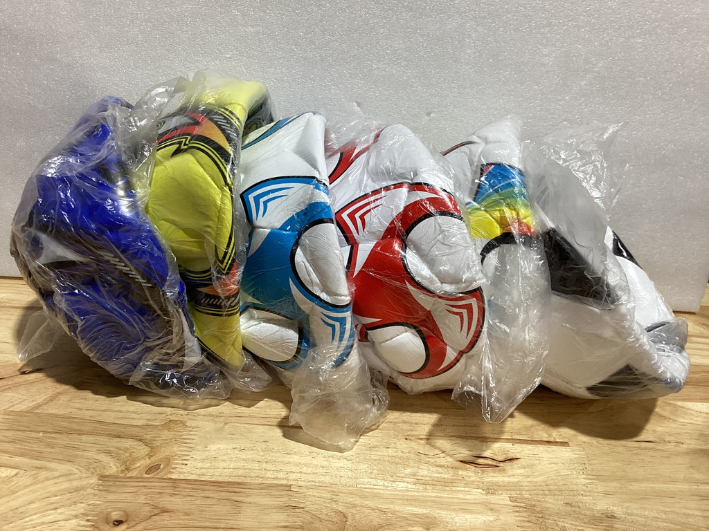 Deekin 6 pelotas de fútbol a granel con bomba de tamaño oficial 5/4/3, pelota de fútbol para interiores y exteriores, entrenamiento deportivo, regalo para niños, adolescentes, adultos