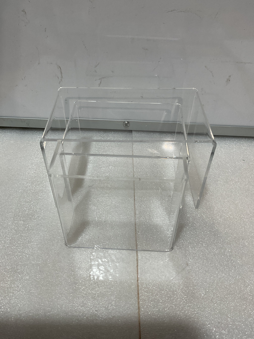 Bases de Acrílico Transparente Cerpourt – Set x2 (3", 4", 5") para Figuras, Postres y Exhibición