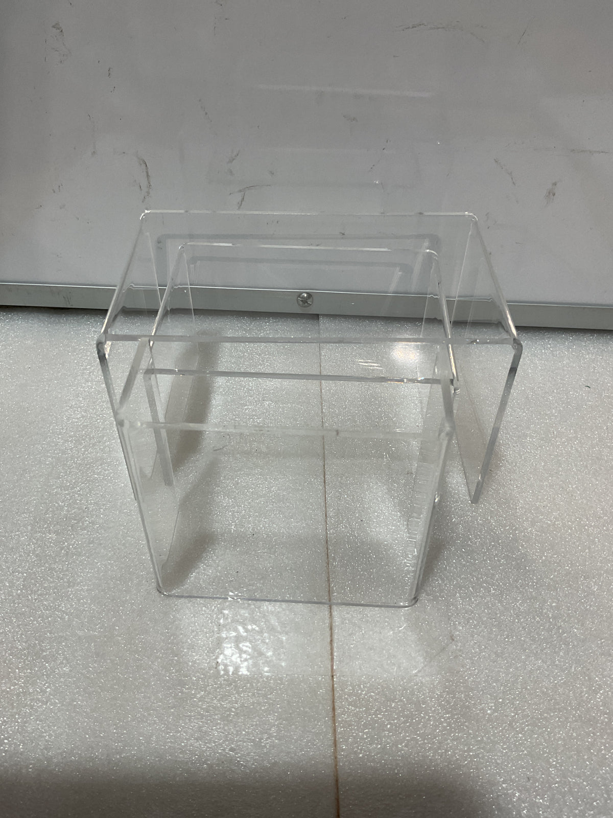 Bases de Acrílico Transparente Cerpourt – Set x2 (3", 4", 5") para Figuras, Postres y Exhibición